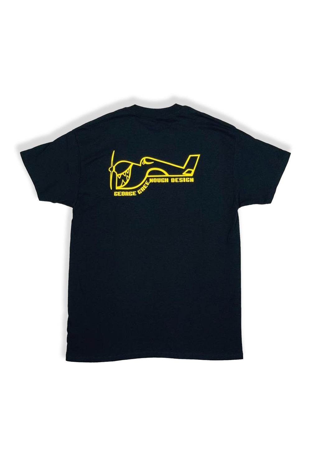 Pukas-Surf-Shop-True-Ames-Tee-Greenough-Airplane-Logo-Black