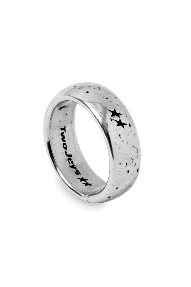 Pukas-Surf-Shop-Two-Jeys-Ring-signature-ring-Silver