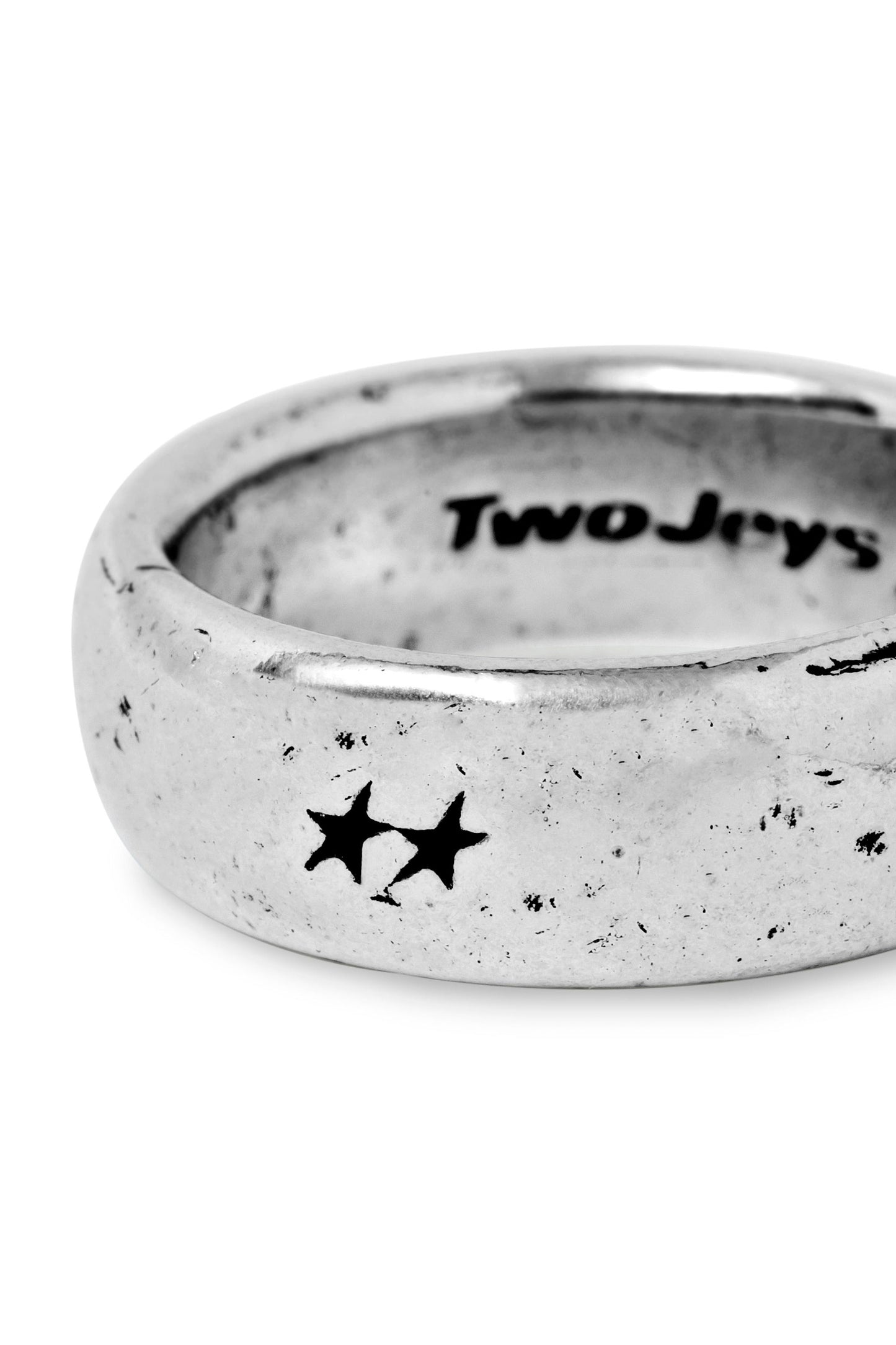 Pukas-Surf-Shop-Two-Jeys-Ring-signature-ring-Silver