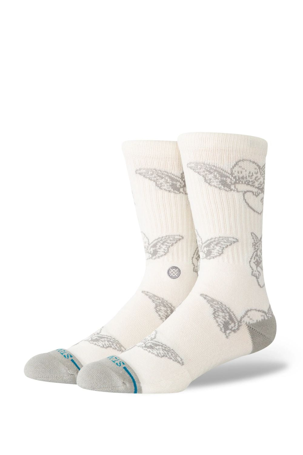STANCE Cherub Crew socks in Canvas — surf lifestyle accessories at Pukas Surf Shop