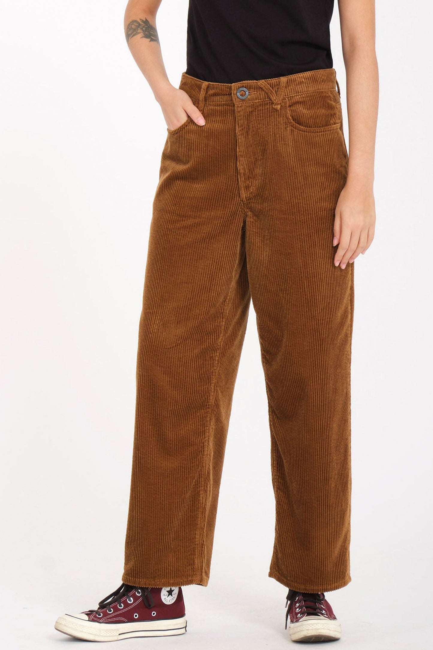    Pukas-Surf-Shop-Volcom-Pants-Wellow-Cord-Coffe