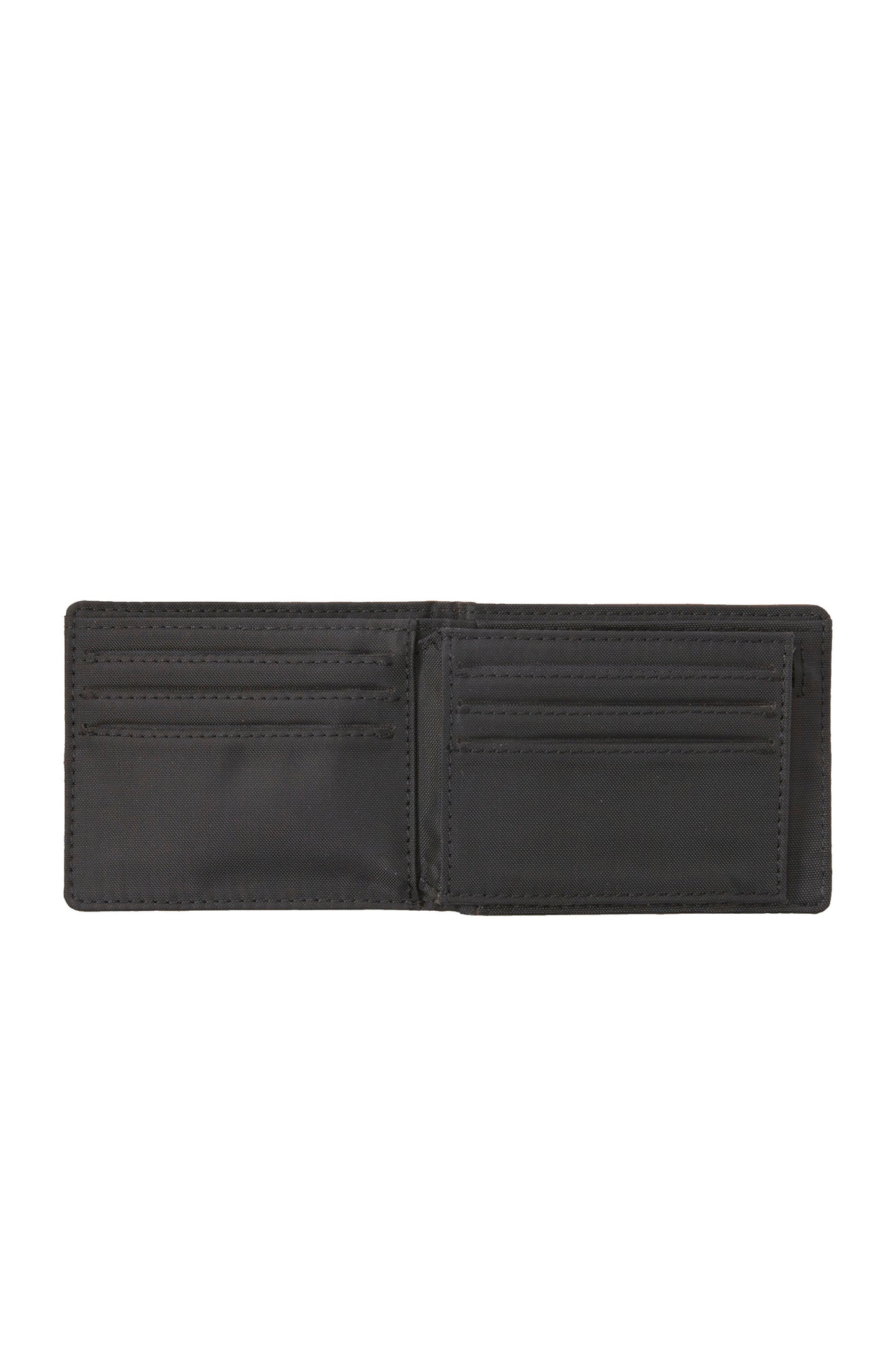 QUIKSILVER STITCHY 3 WALLET - Interior view with card slots and ID window compartment