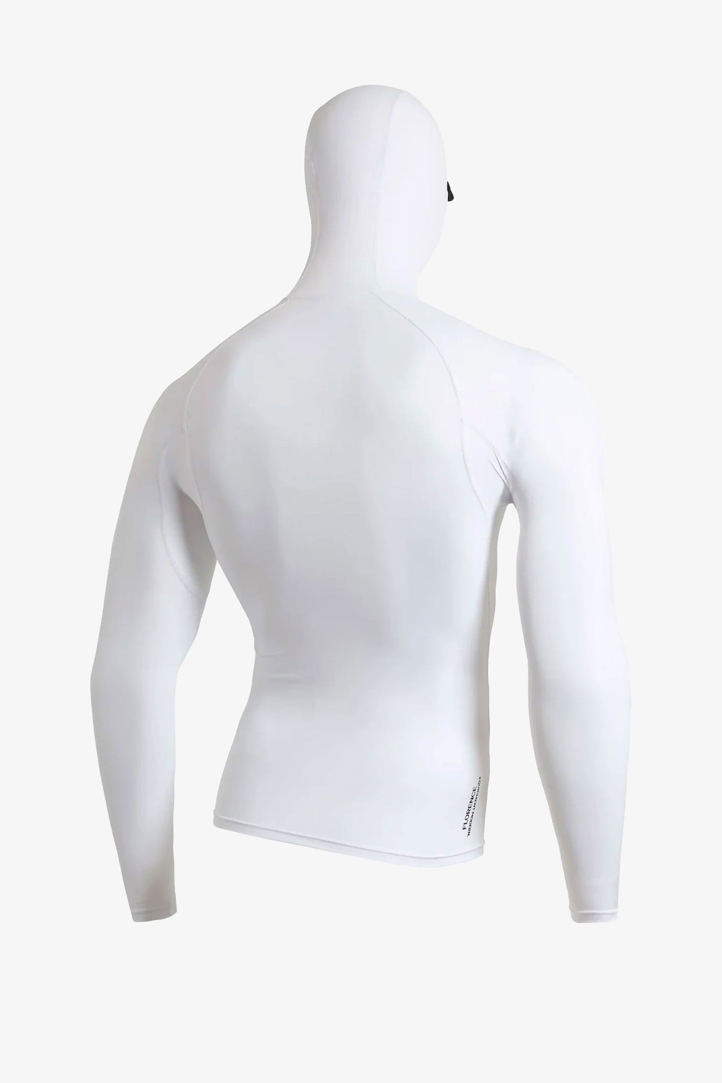 Pukas Surf Shop Florence Marine X Wetsuit white long-sleeve with a small red logo