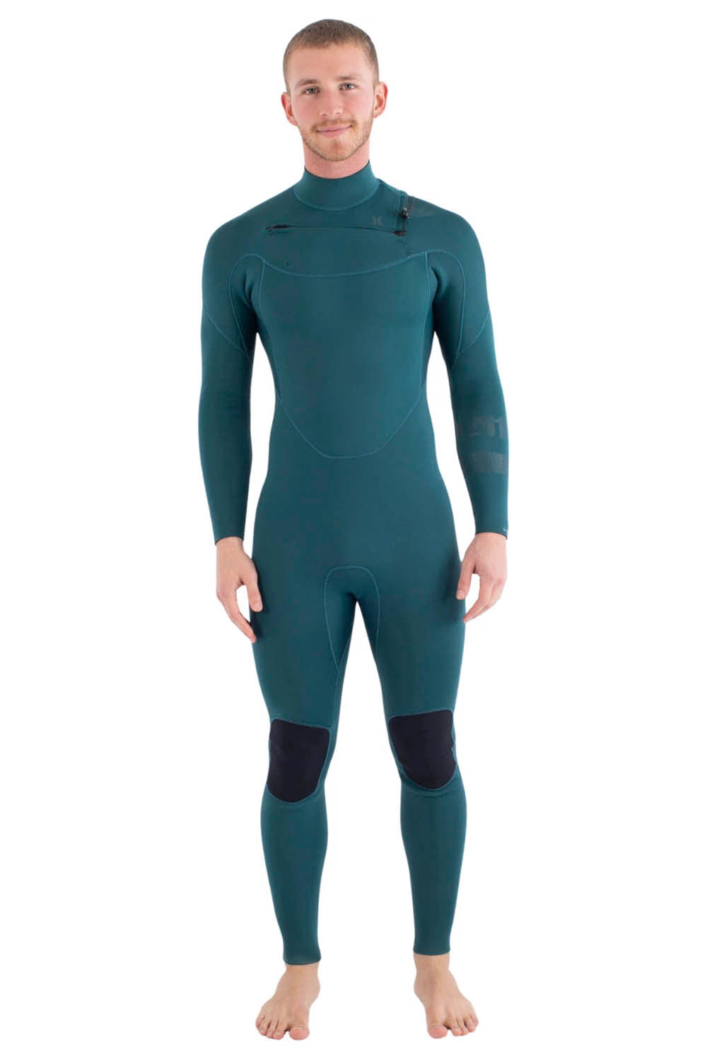 Hurley Air 3/2mm men's chest zip wetsuit in Ponderosa with flexible Exoflex material.