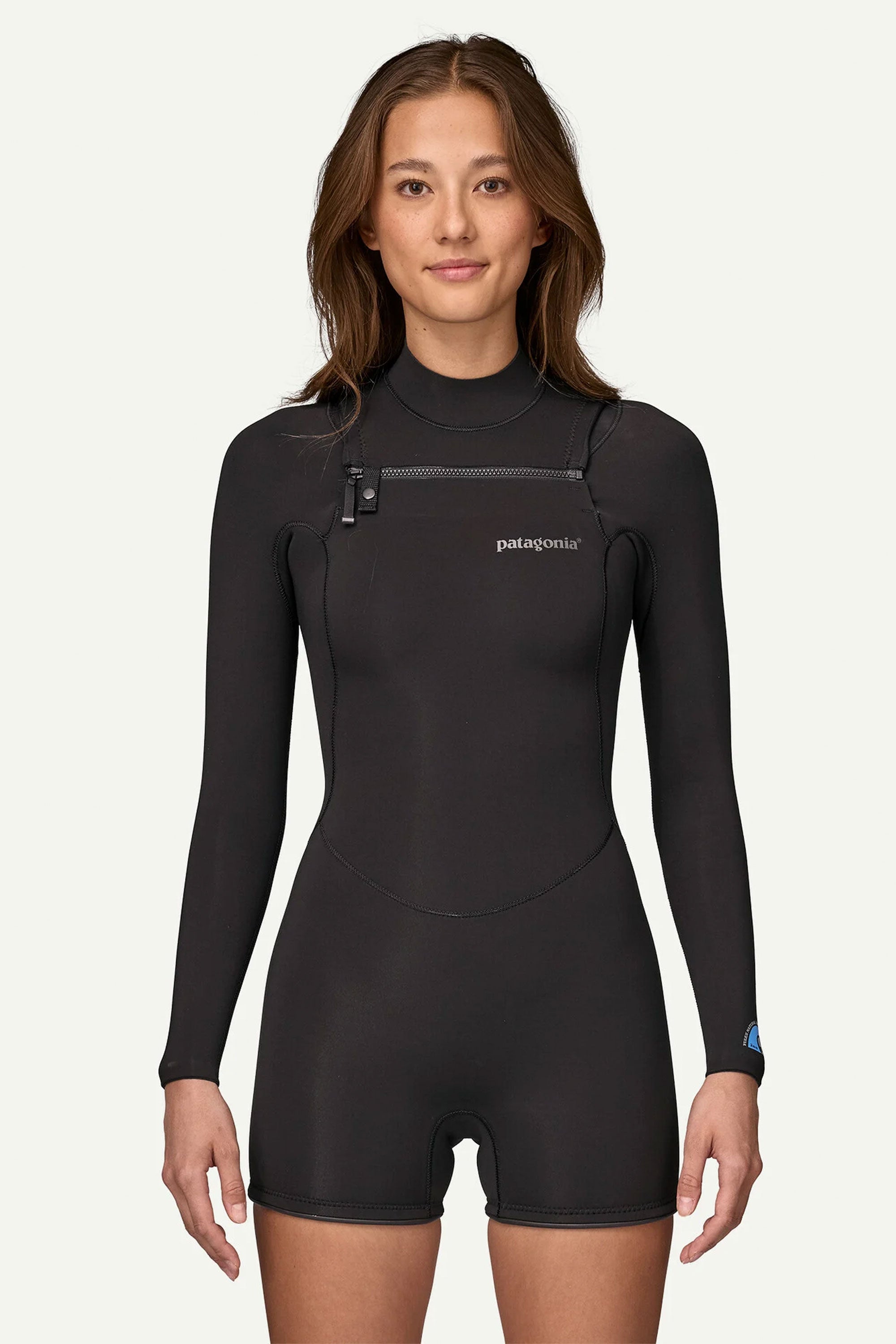 patagonia ブラックウェットスーツ Yulex Patagonia Women's R4 Yulex Regulator 5.5/4 Hooded Chest Zip