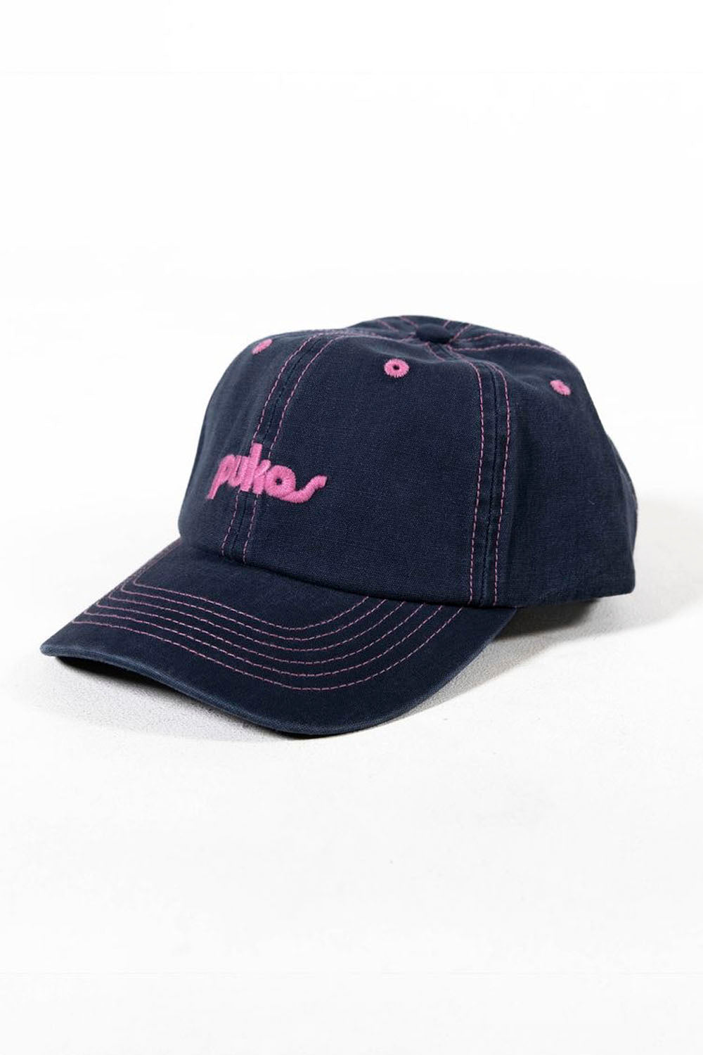 Pukas 80s Cap in Navy — Structured retro cap for men and women, at Pukas Surf Shop