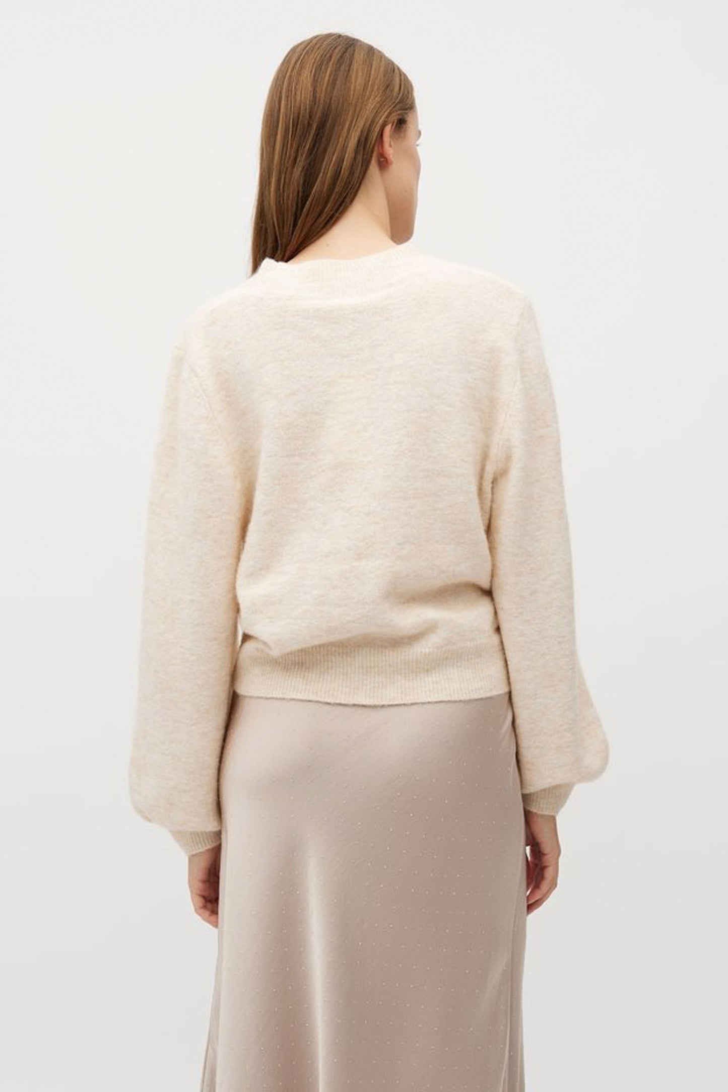 Pukas Surf Shop Woman Cardigan Mbym Molenda Cardigan Sugar Melange 2