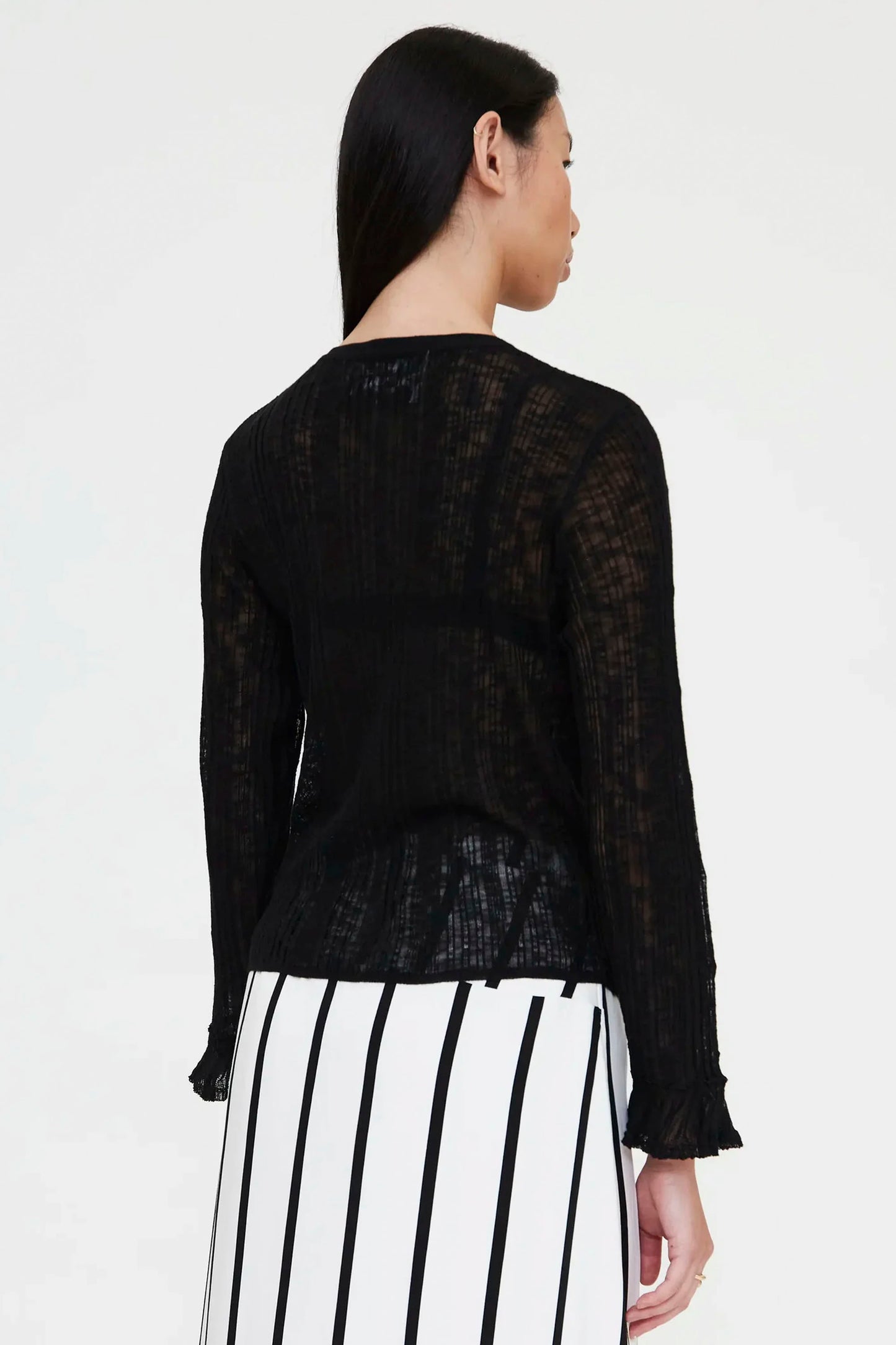 Wild Pony light black cardigan for women - coastal lifestyle apparel