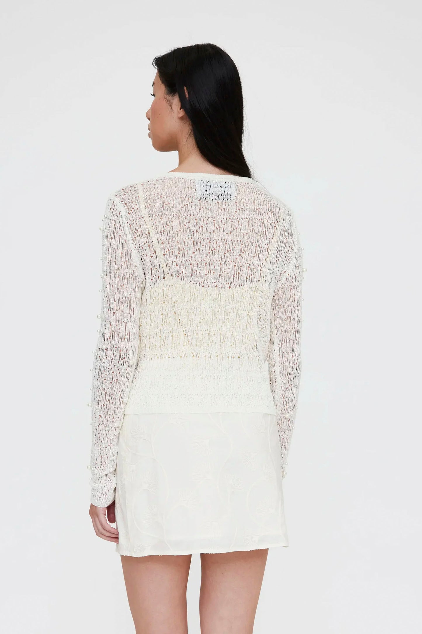 Wild Pony pearl cardigan for women - coastal lifestyle apparel