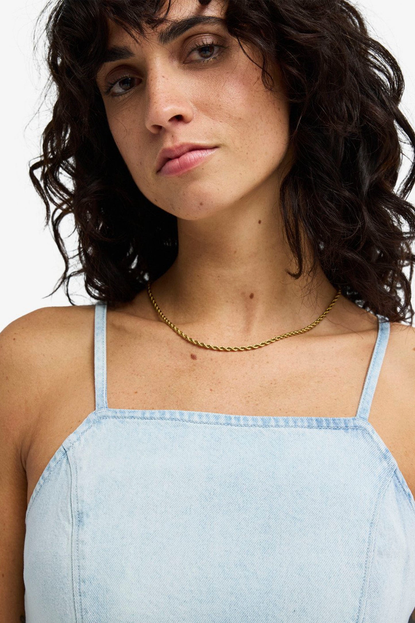 billabong denim dress Jade Saltwashed Denim Dress - Blue Mist