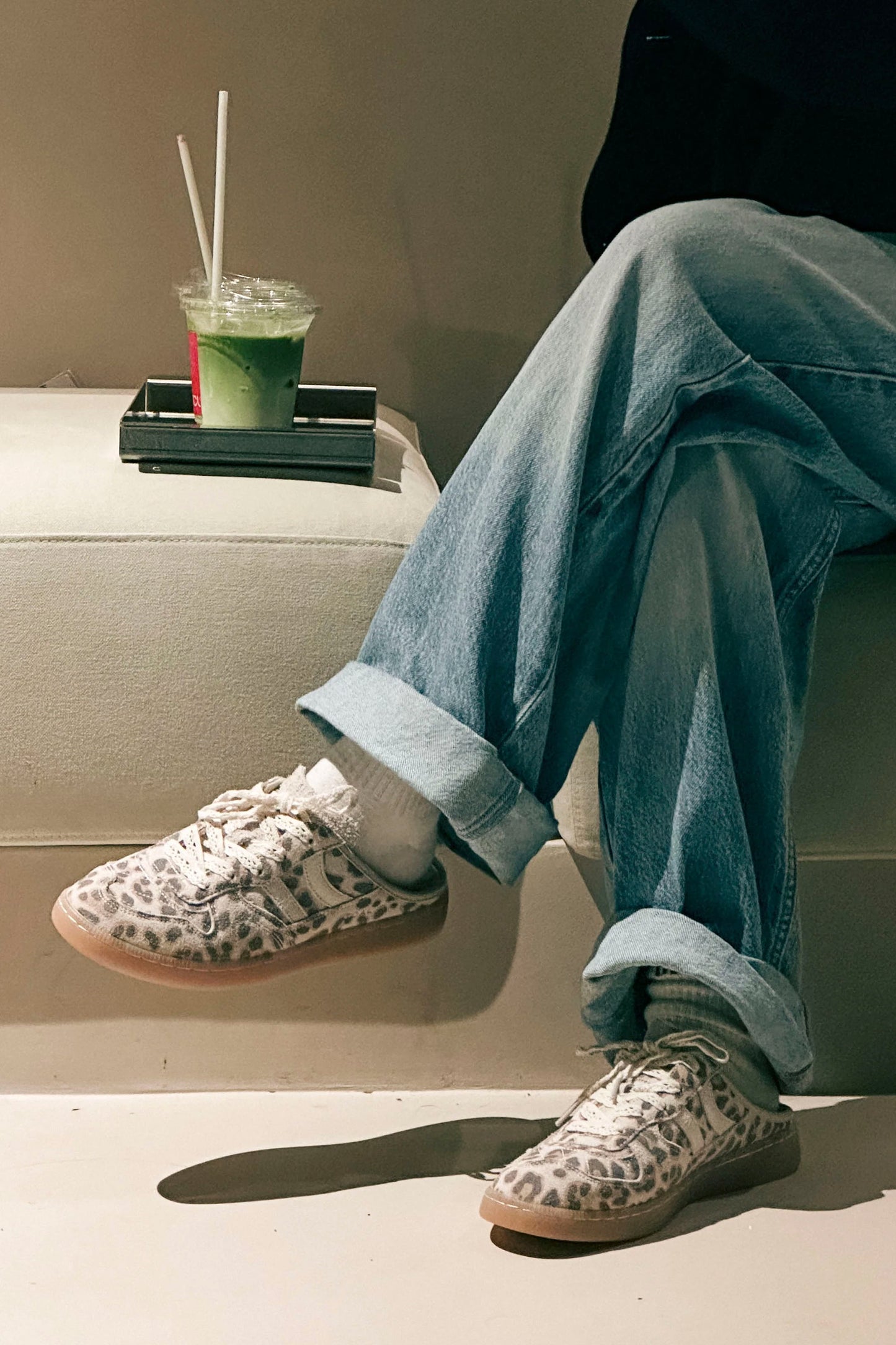 COOLWAY leopard print mule - women's slip-on footwear at Pukas Surf Shop
