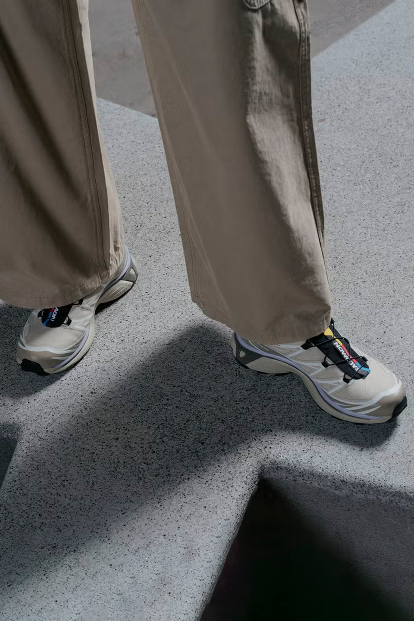 SALOMON XT-6 GORE-TEX waterproof sneaker in eucalyptus and silver sage colorway for women