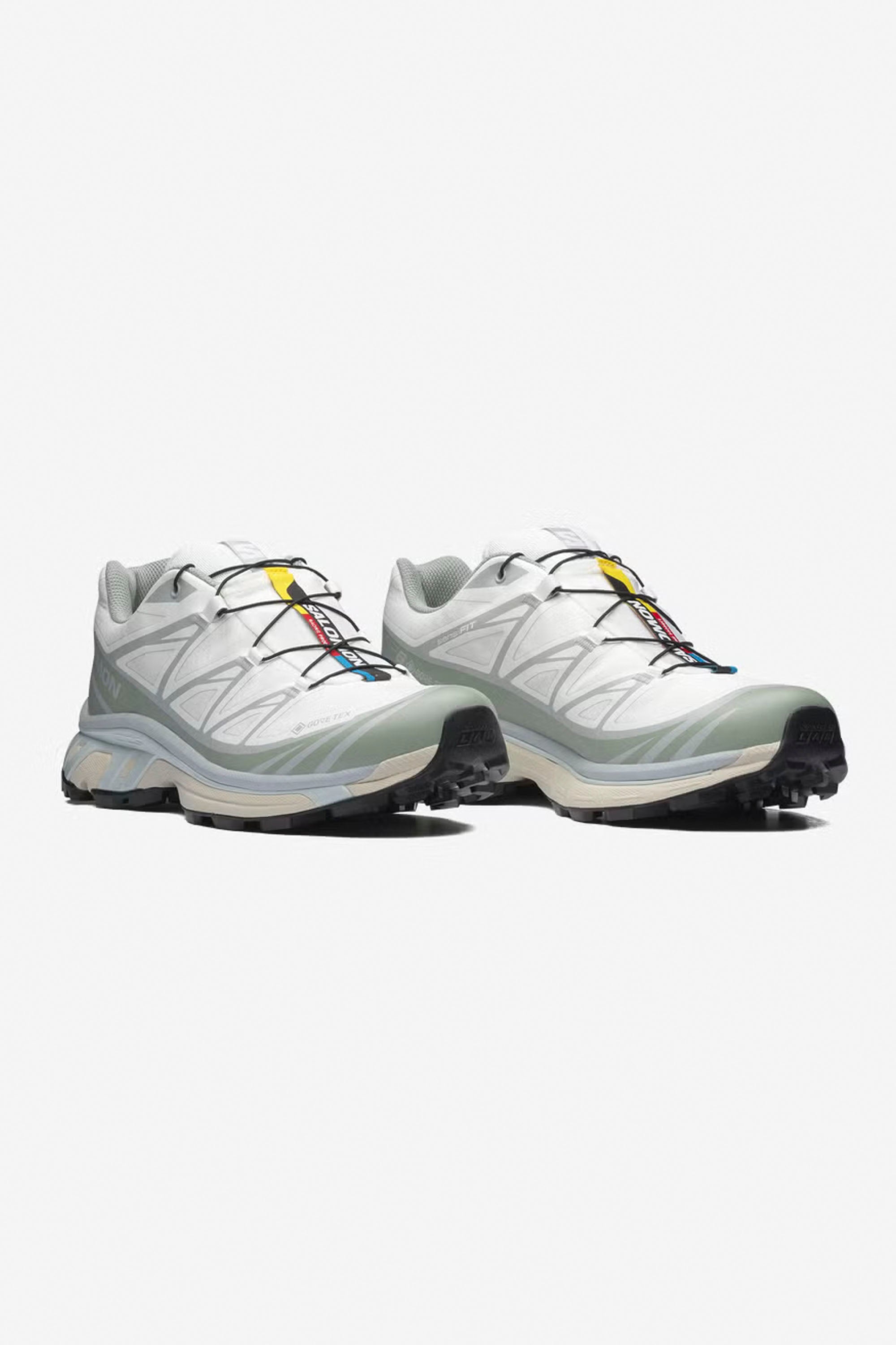 SALOMON XT-6 GTX White Green Milieu Woman | Shop at PUKAS SURF SHOP