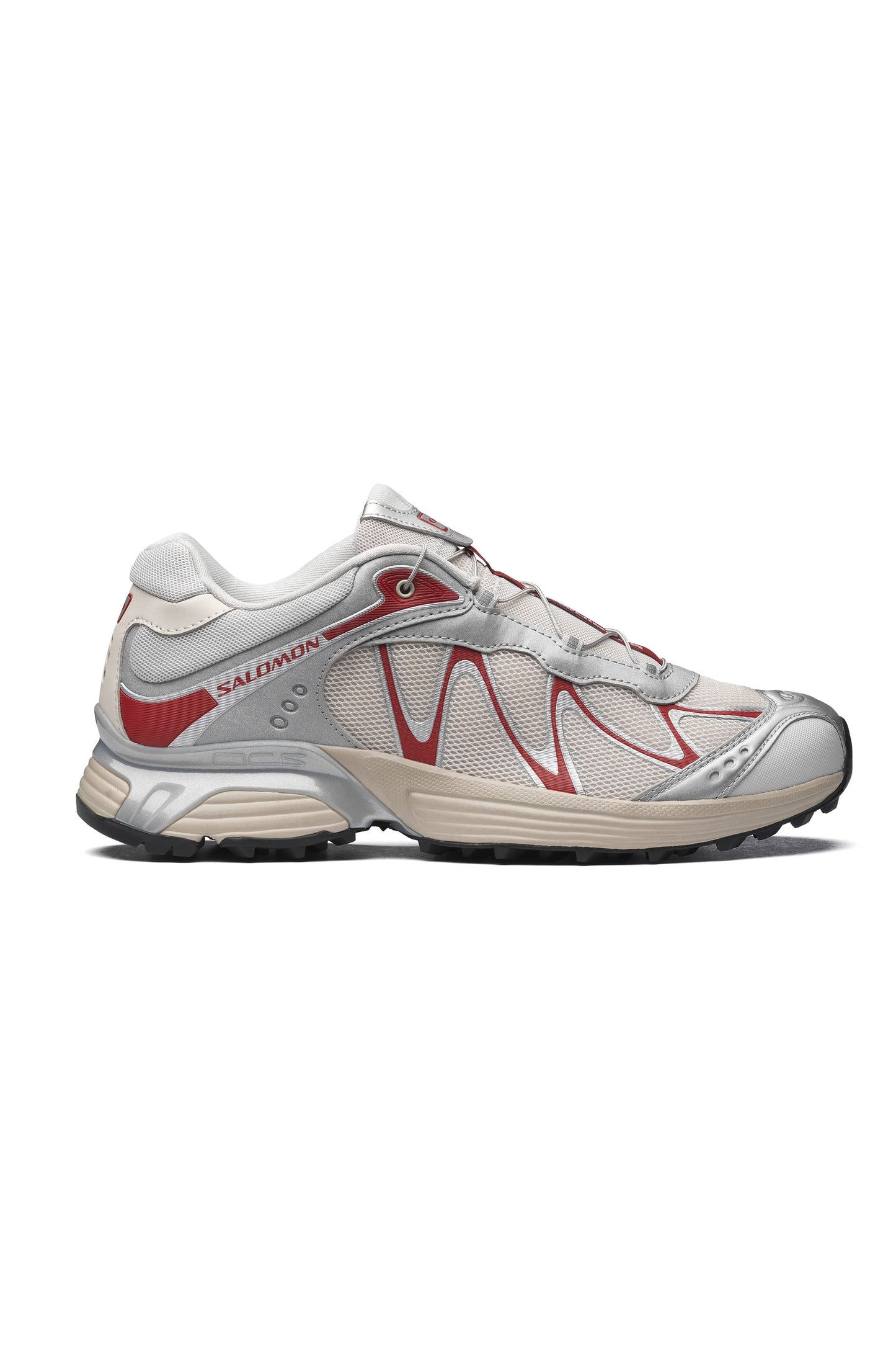 Salomon XT-Whisper Silver Almond Milk women's sneaker on a white background