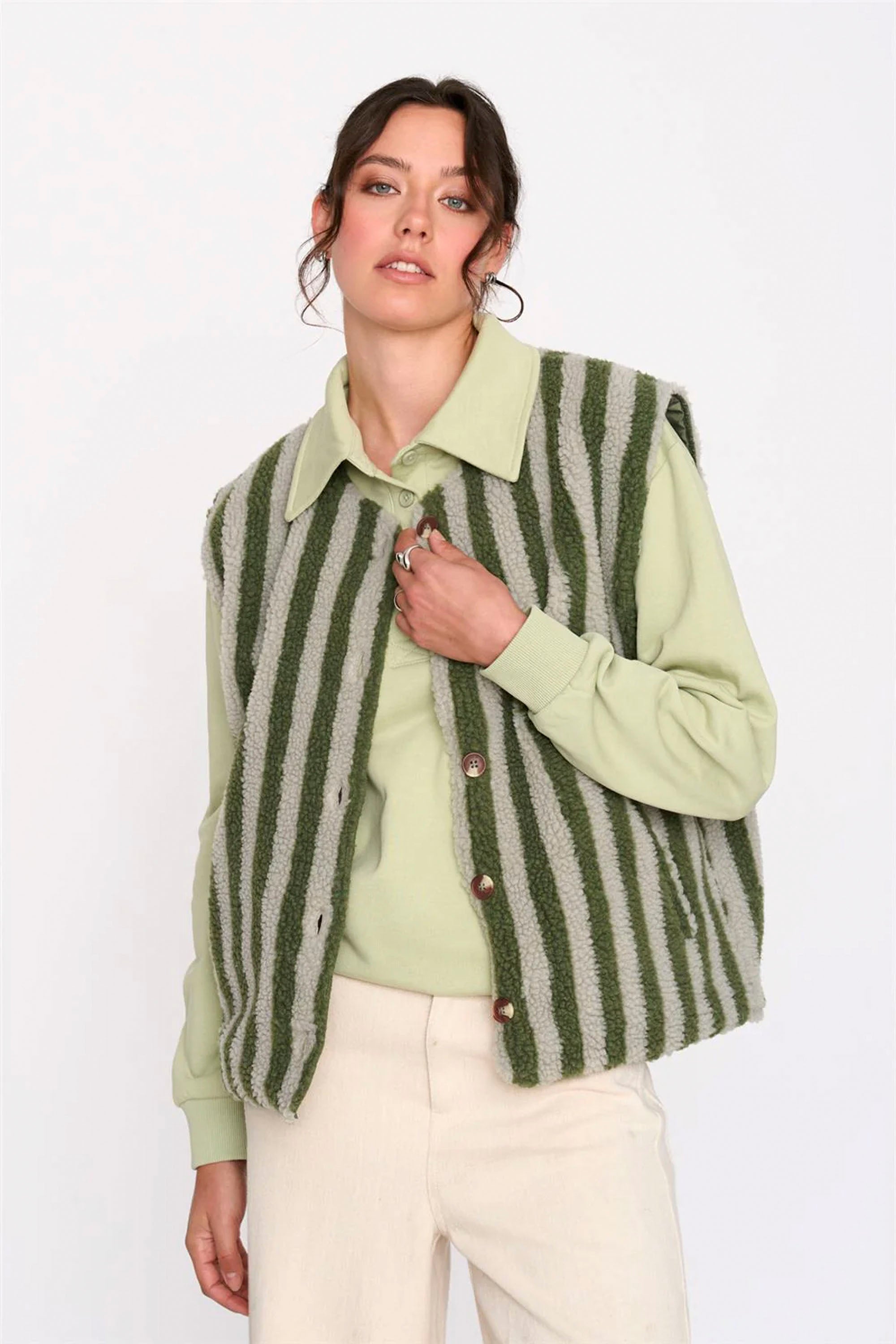24COLOURS Striped Vest Women | Shop at PUKAS SURF SHOP
