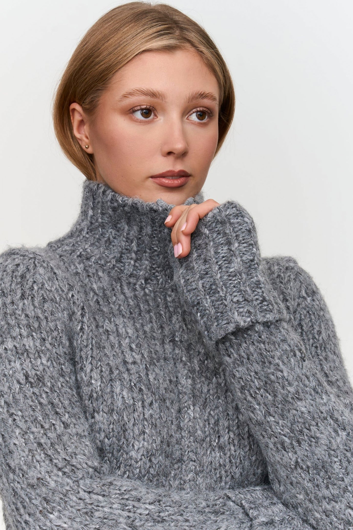 24 Colours Pukas Surf Shop soft knit button-front cardigan relaxed texture style