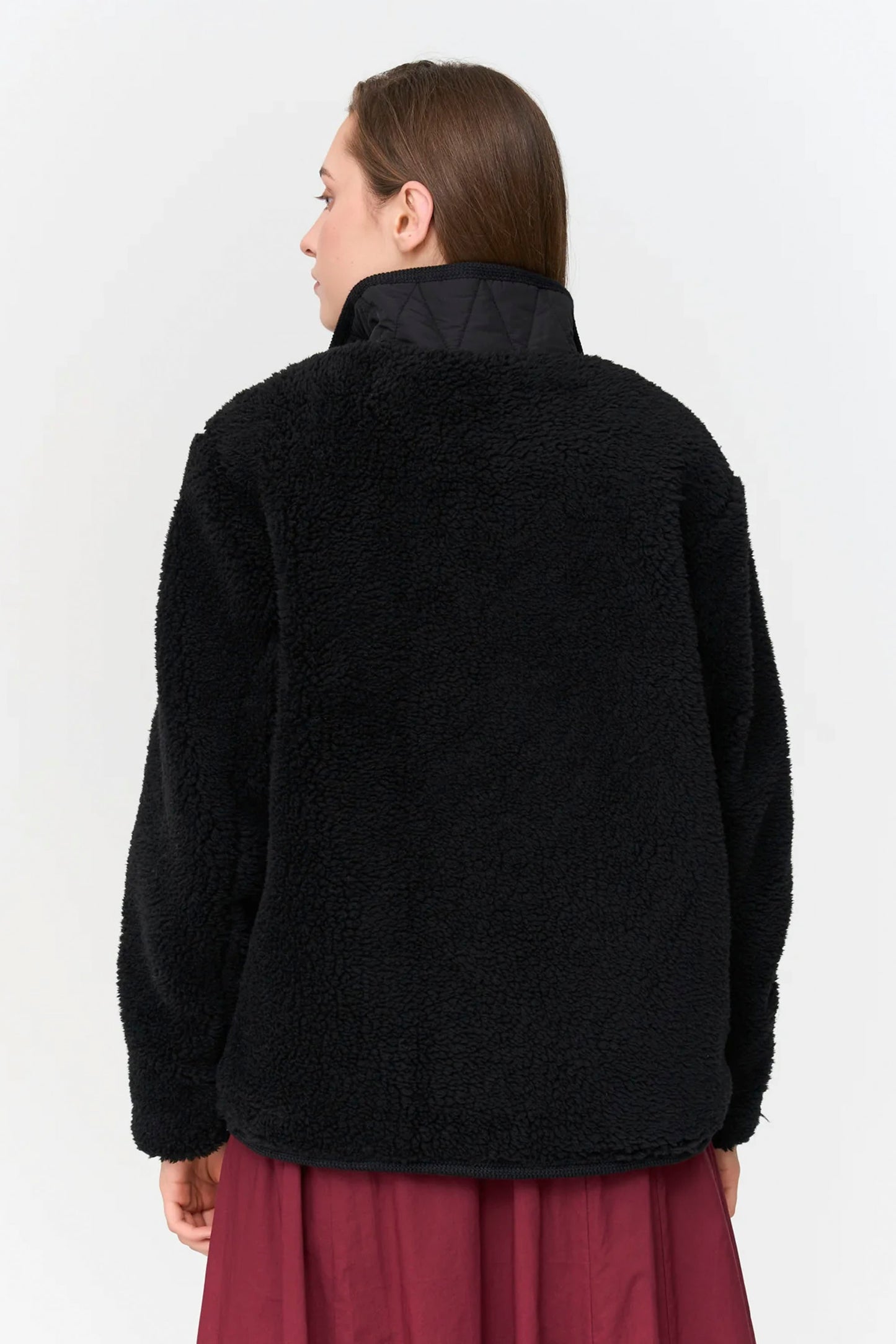 24 Colours Pukas Surf Shop sherpa jacket teddy texture cozy relaxed fit