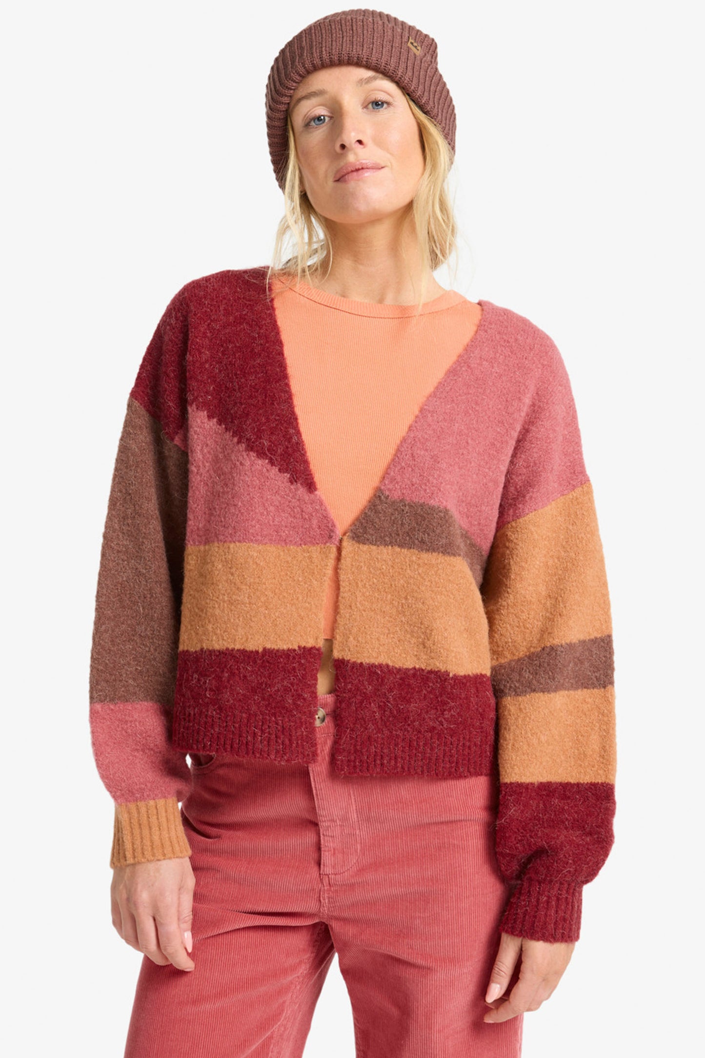 Pukas Surf Shop Billabong On You striped pullover relaxed fit soft drape