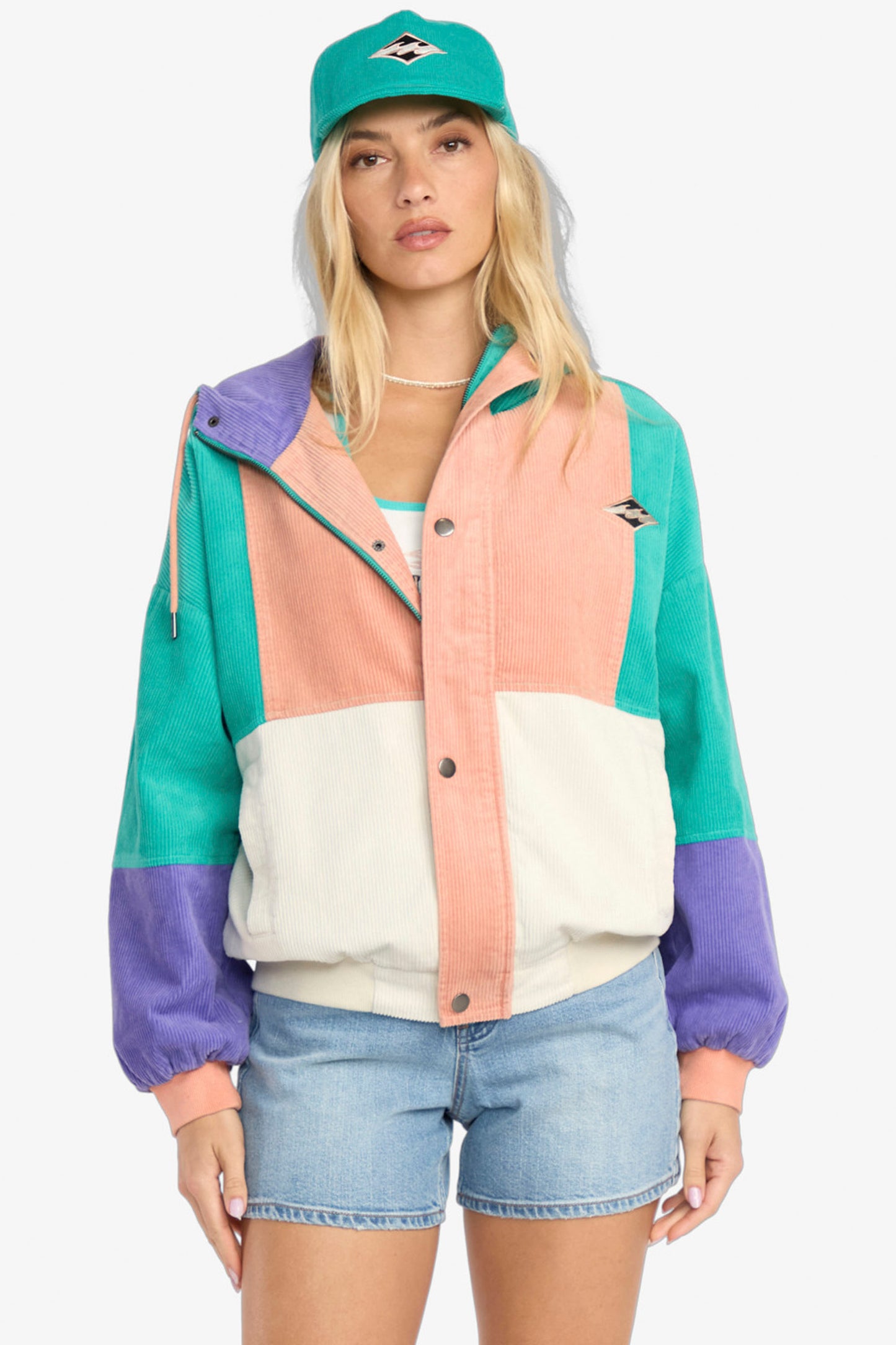 Pukas Surf Shop Billabong Set The Tone corduroy jacket beige warm texture