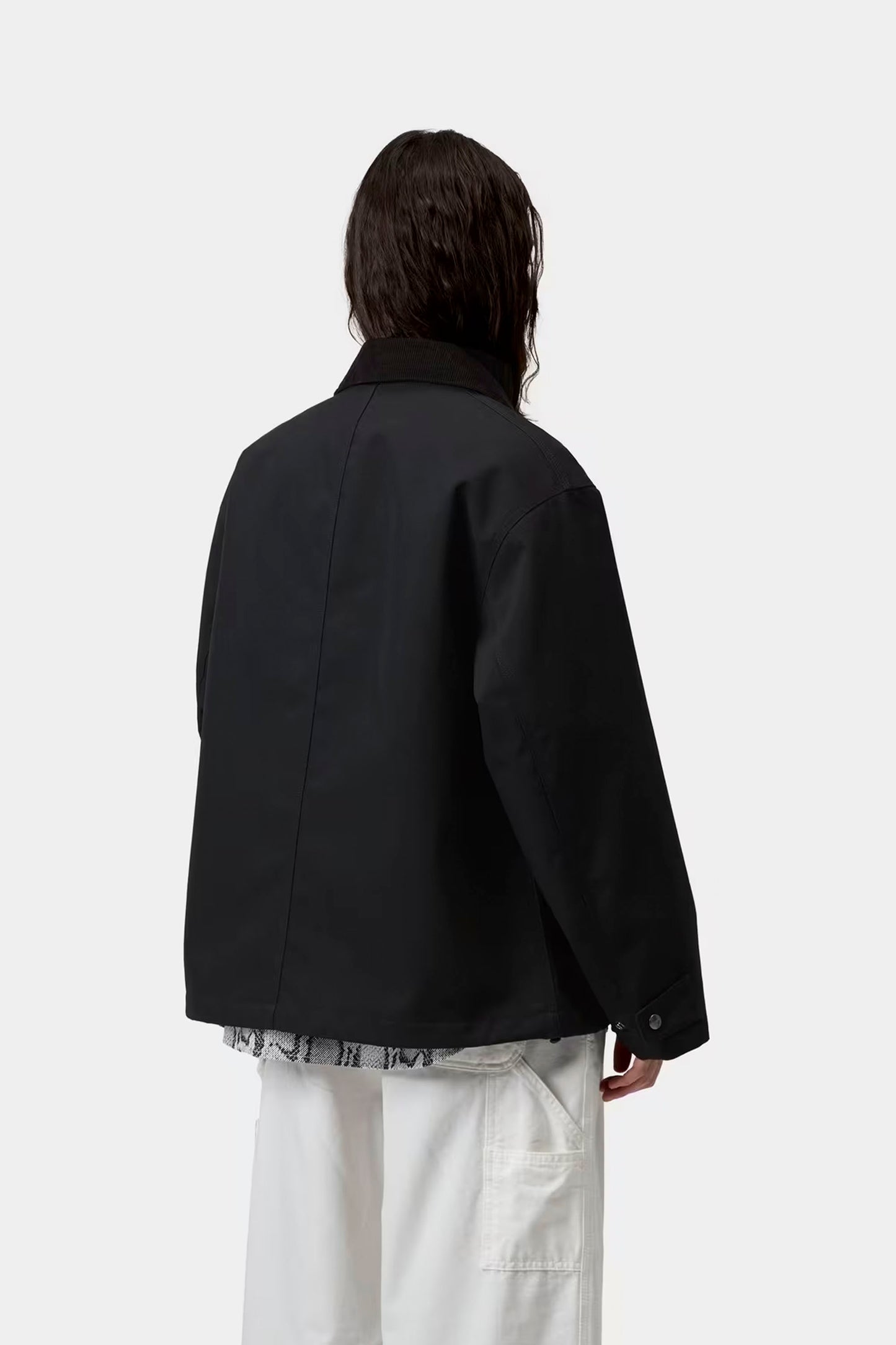 CARHARTT WIP Clark Jacket Black - Women's Classic Workwear Jacket at Pukas Surf Shop
