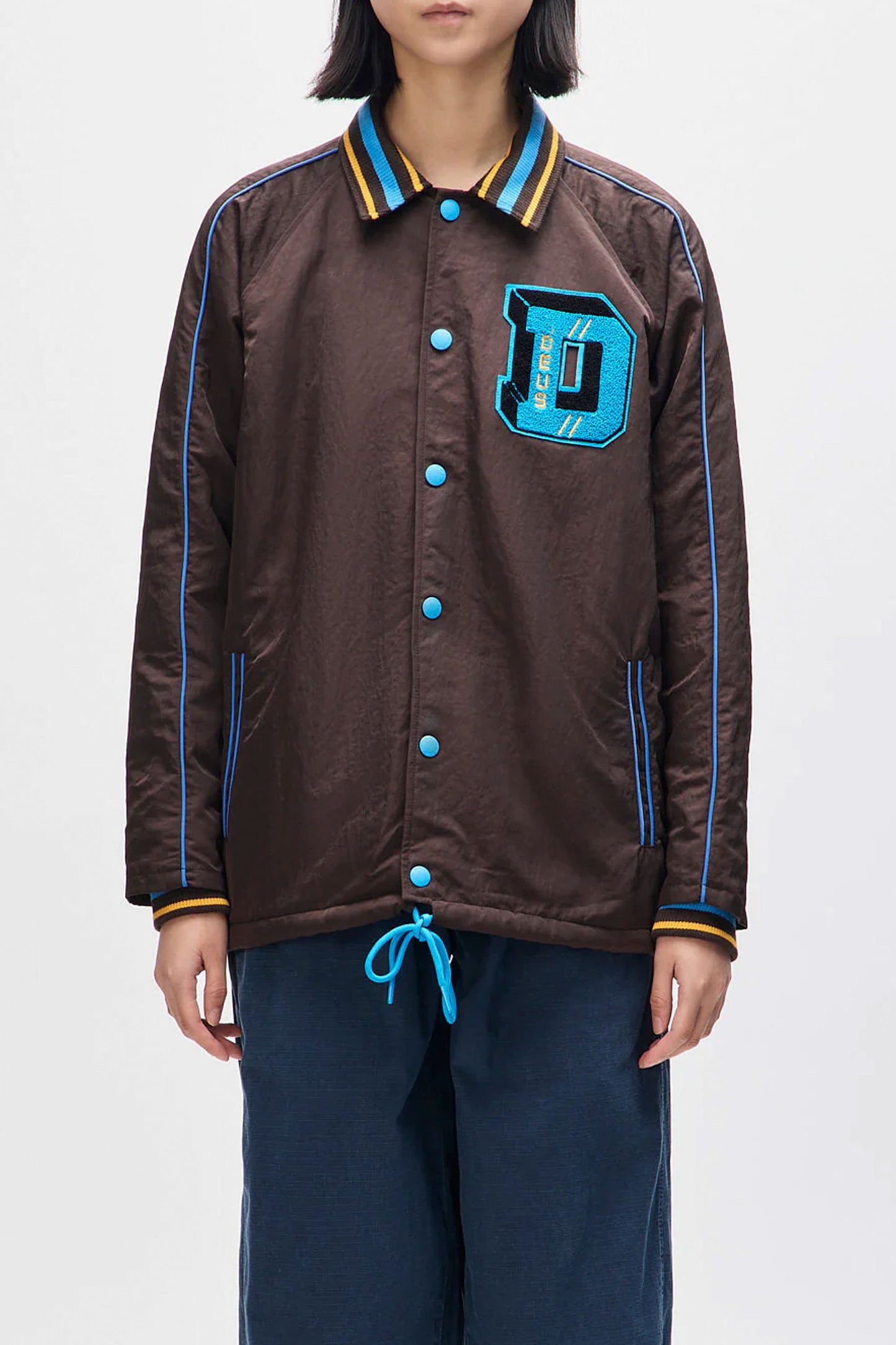Pukas Surf Shop Woman Jacket Deus Big Barbara Coach Java Brown