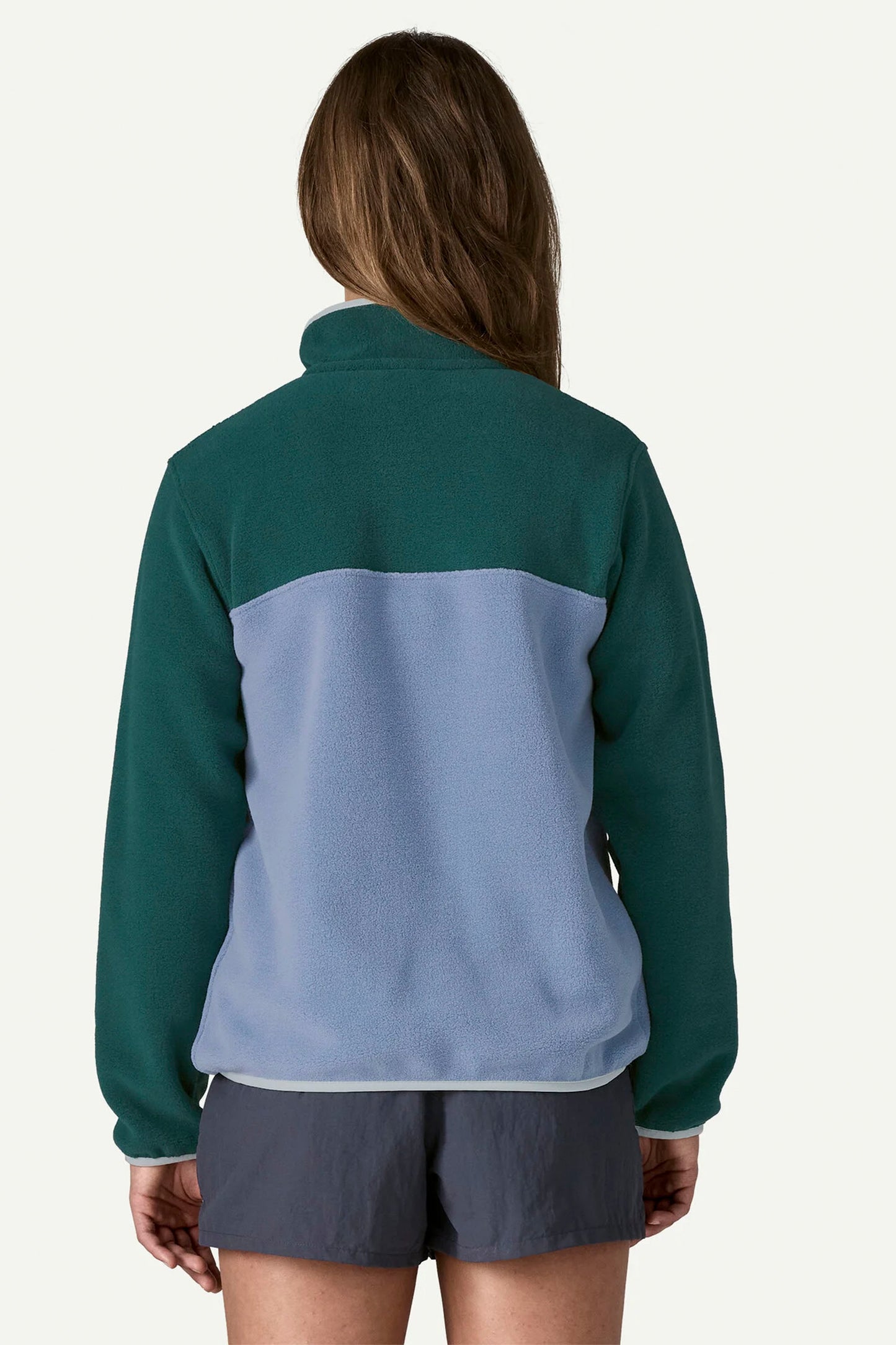 Pukas Surf Shop Patagonia Women's Lightweight Synchilla Snap-T Fleece Pullover in Barnacle Blue