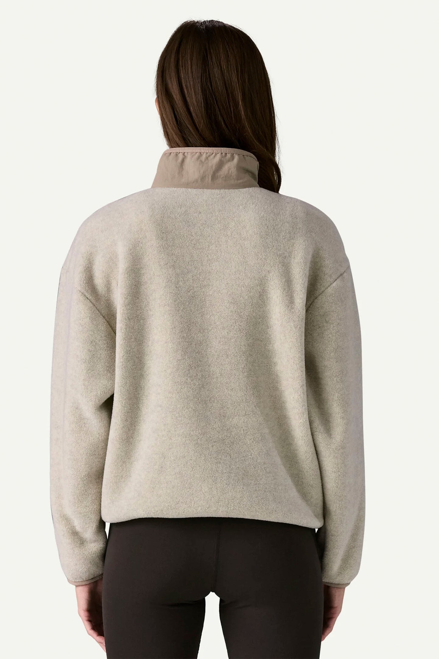 Pukas Surf Shop Patagonia women’s Synchilla fleece jacket in Oatmeal Heather