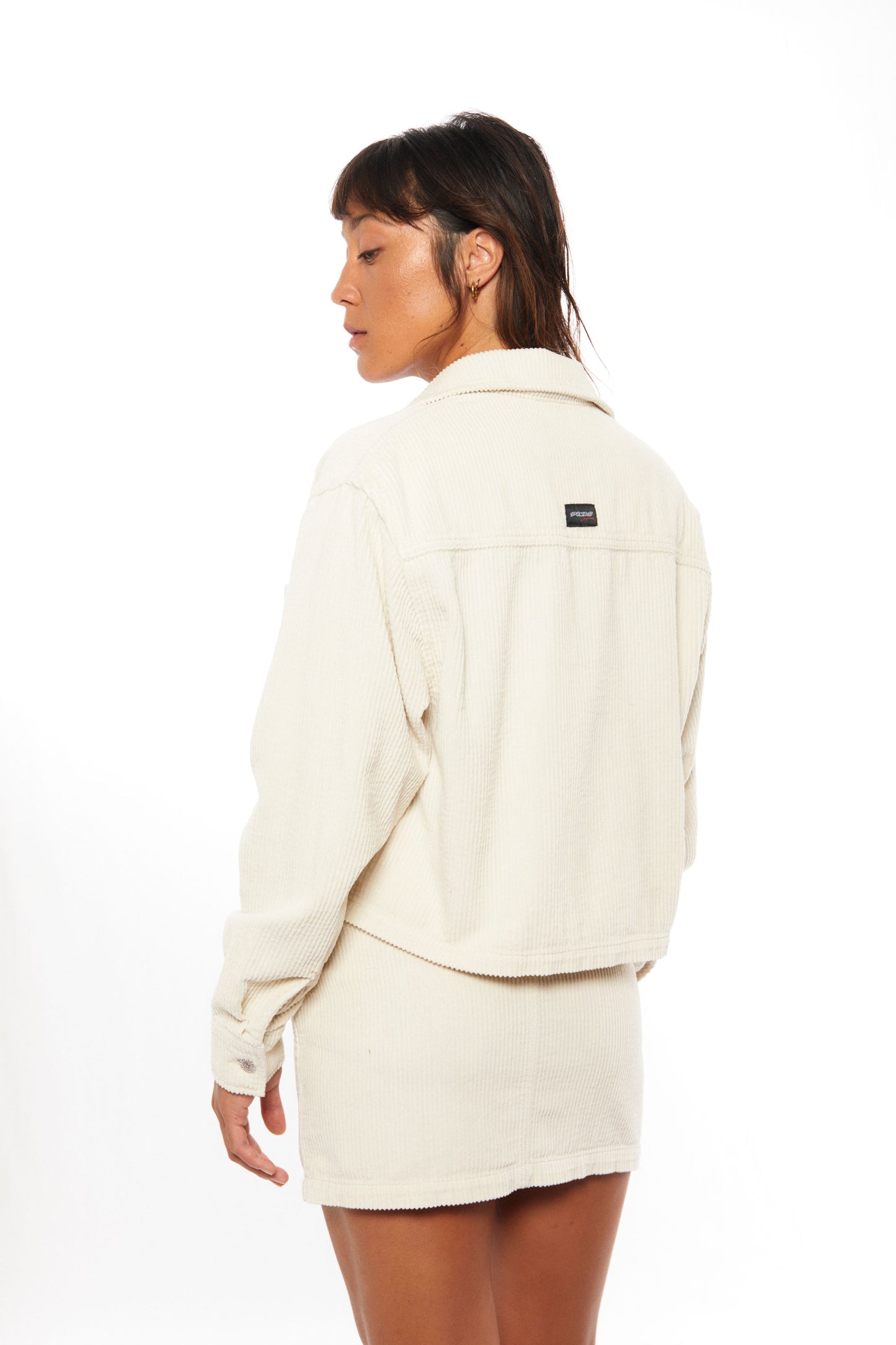 Pukas Surf Shop Woman Jacket Pukas Corduroy Beige