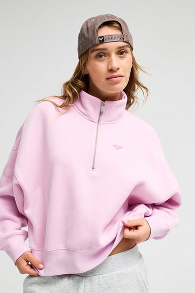 ROXY Everfree Fleece Pink Lavender Woman | Shop at PUKAS SURF SHOP