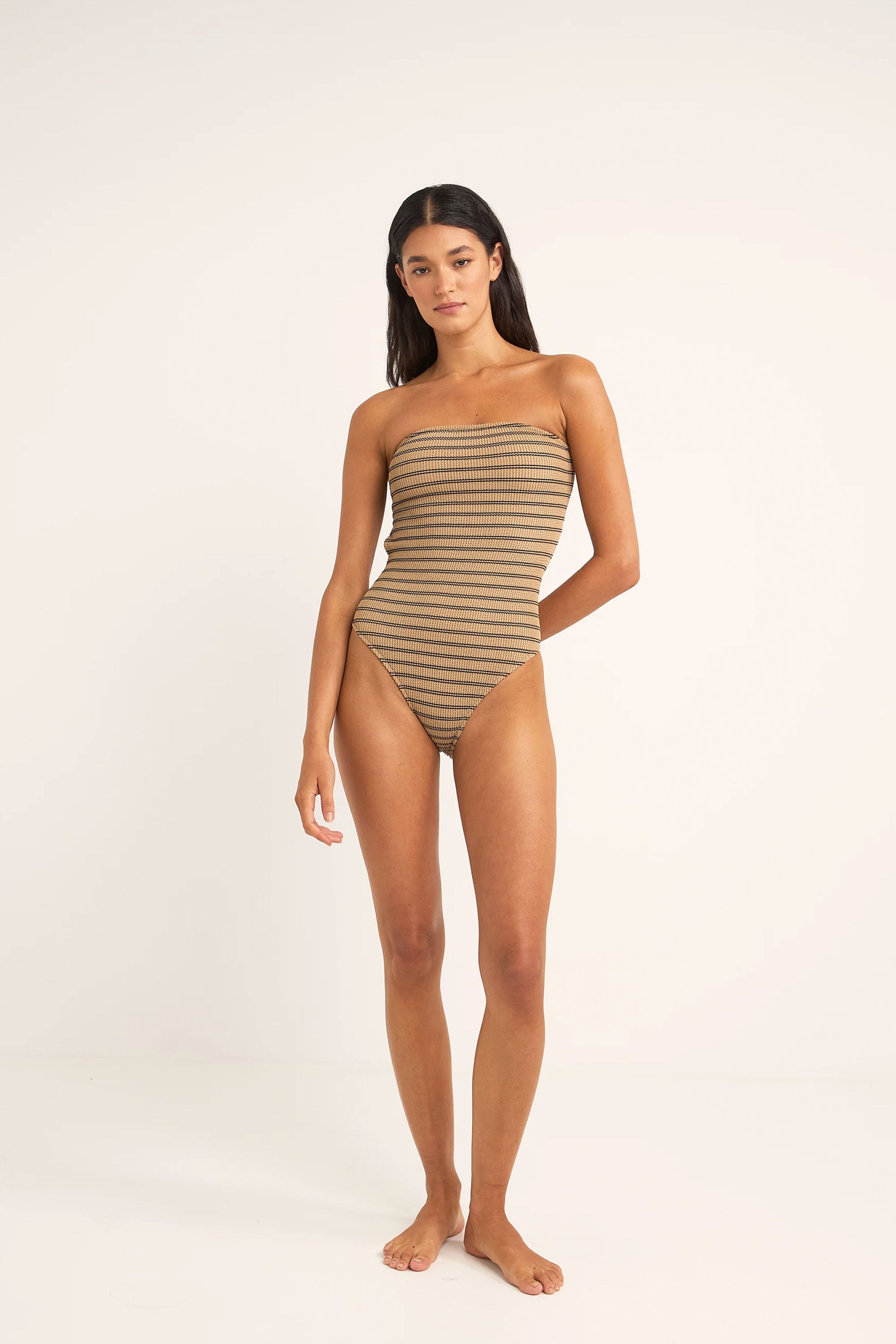 RHYTHM SOL STRIPE ONE PIECE | Shop at PUKAS SURF SHOP