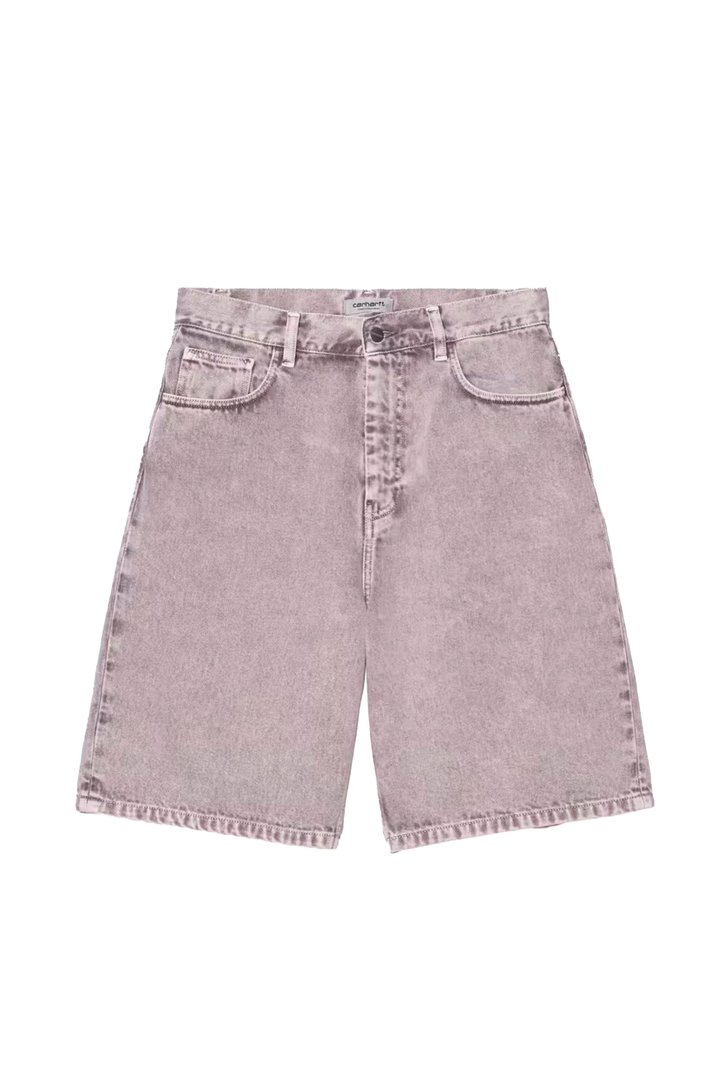 CARHARTT WIP Brandon Short in cozy purple with chalk wash finish