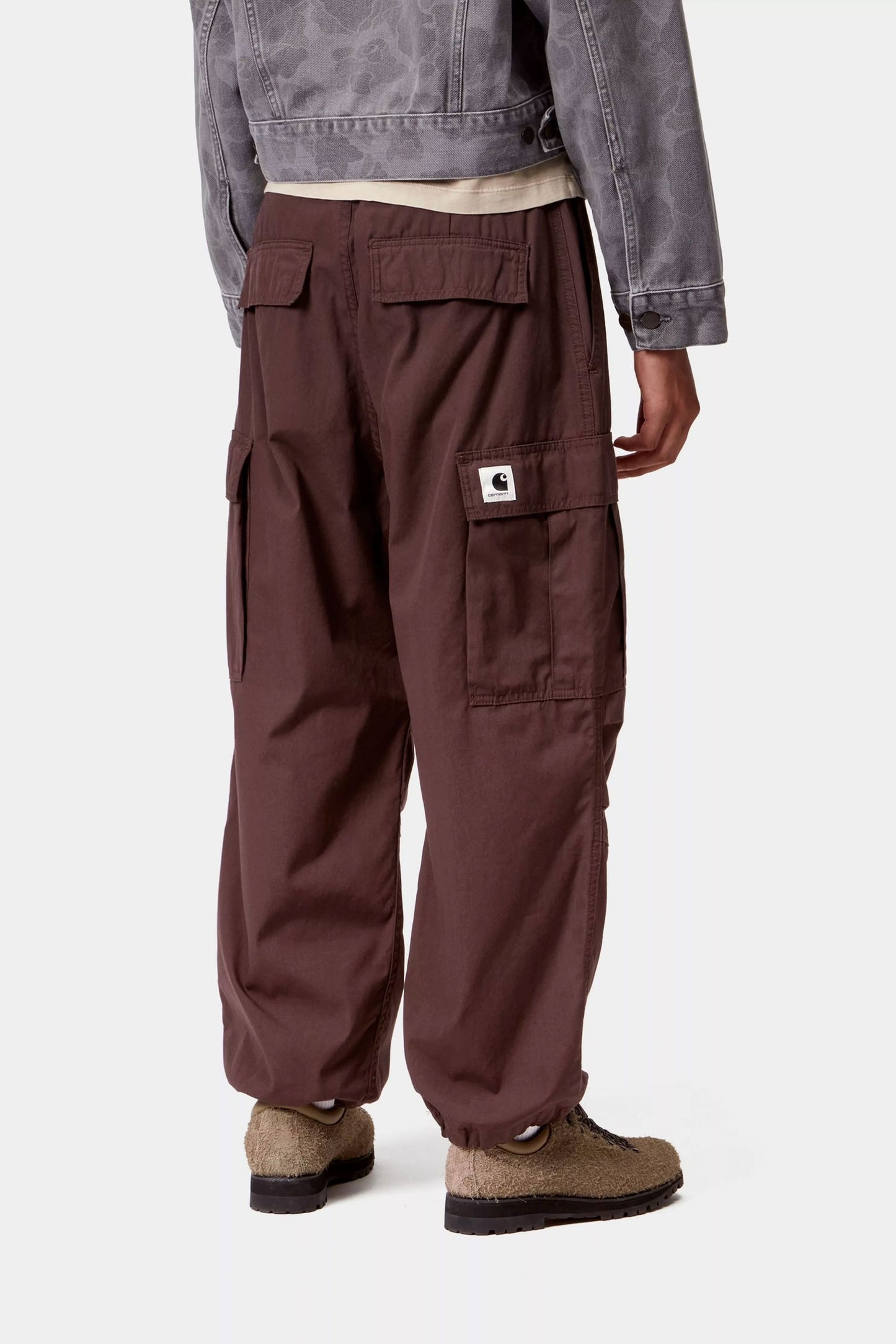 Pukas Surf Shop Carhartt Wip women’s cargo pants in palisander rinse