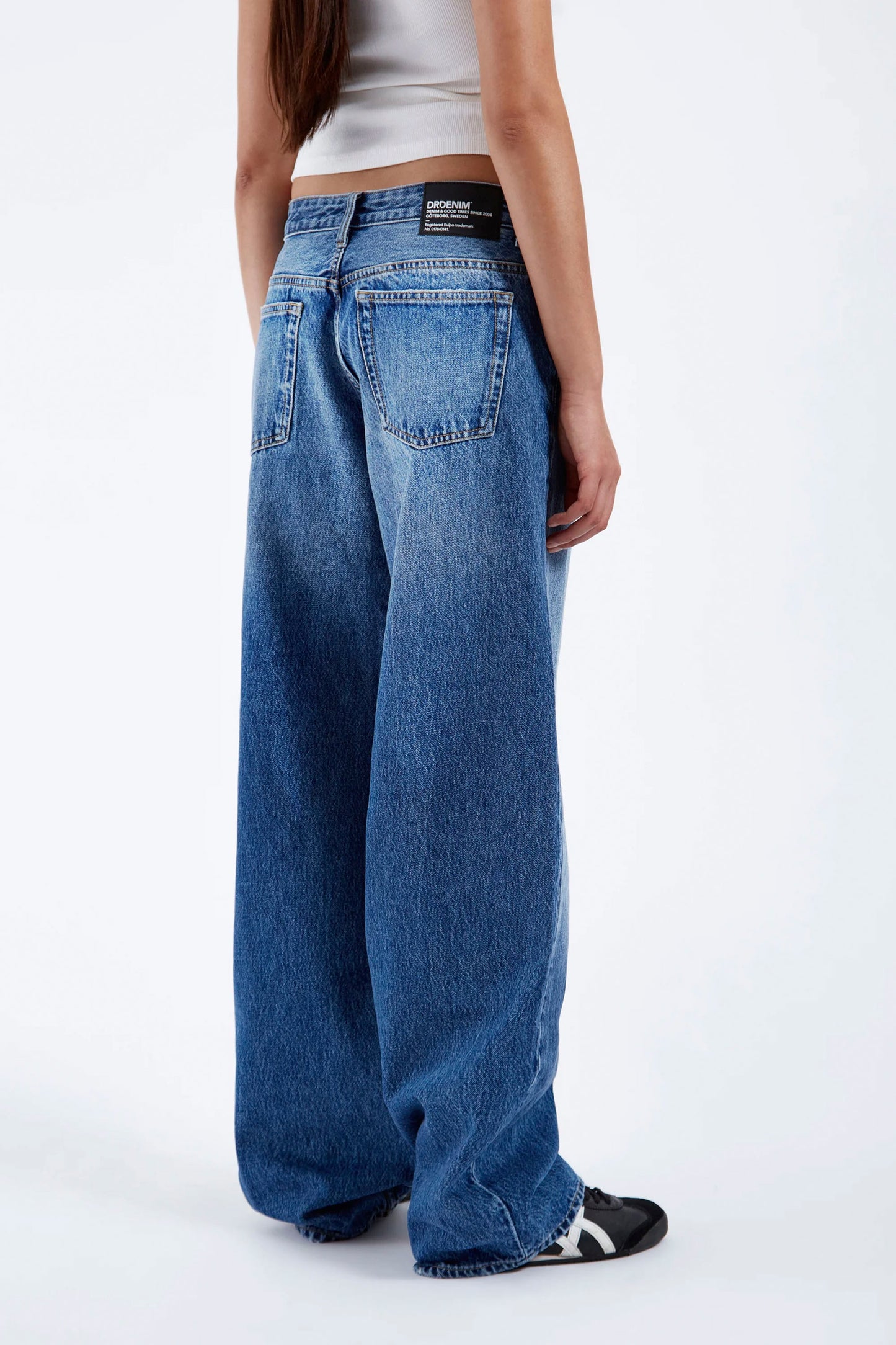 Pukas Surf Shop Dr. Denim wide-leg jeans in mid fade
