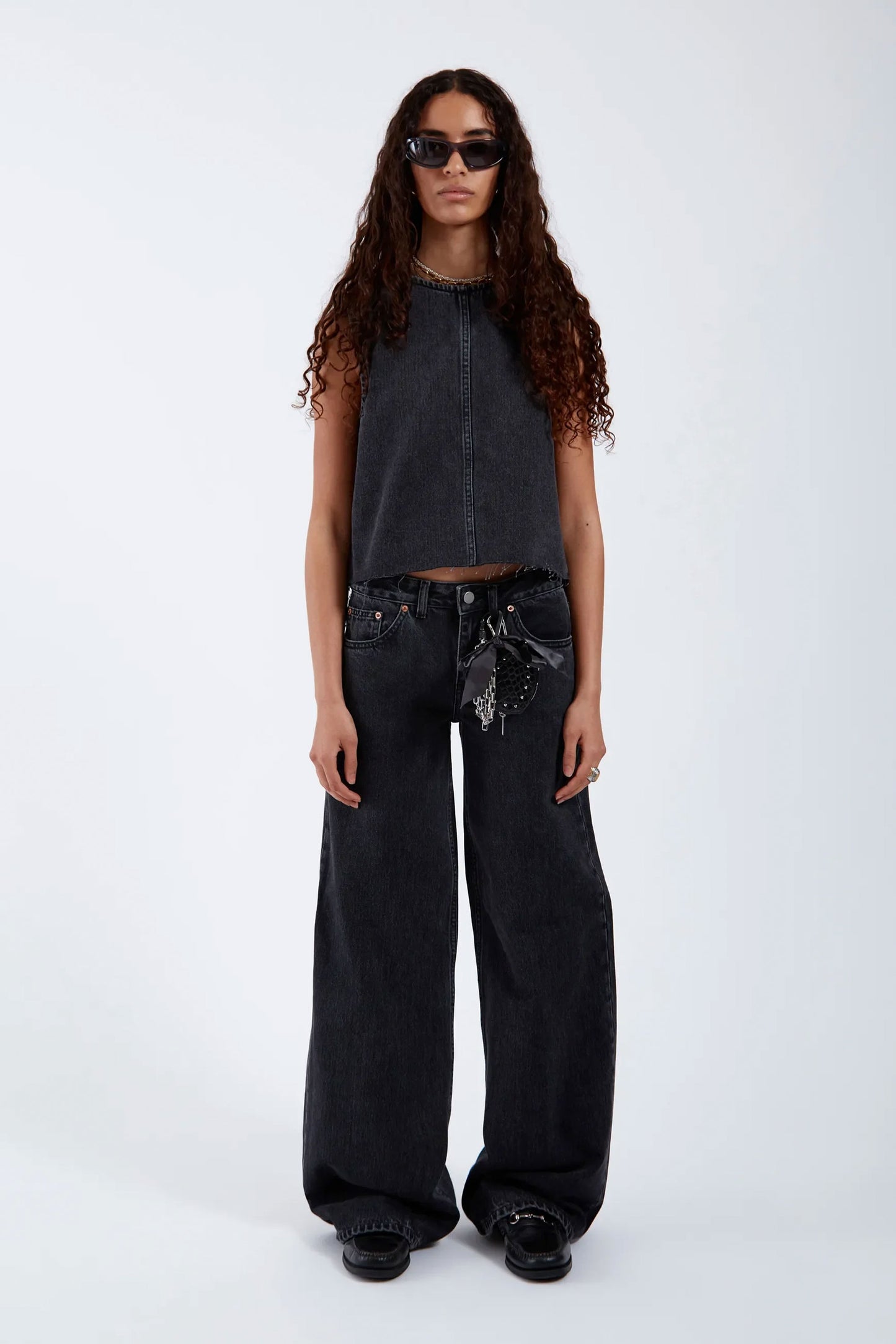 Pukas Surf Shop Woman Pant Dr Denim Rhue Pant Retro Black 1