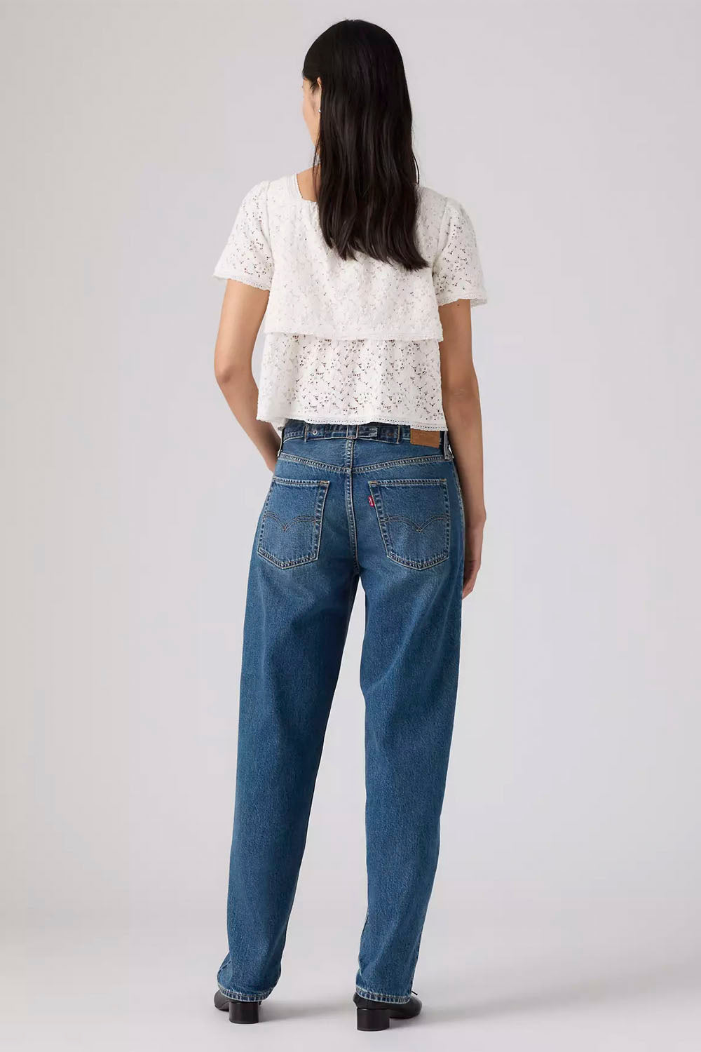 levis love LEVIS Loose Taper Lets Fly Mid Blue Jeans | Shop at PUKAS SURF SHOP
