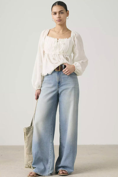 LEVIS XL Straight Gamble Time Light Wash Jeans | Shop at PUKAS