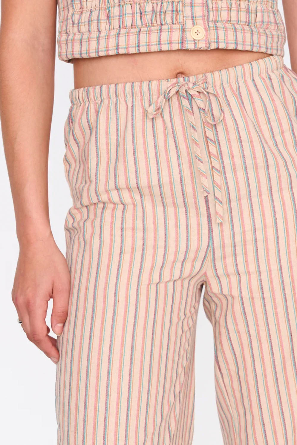 24Colours Striped Pants Multi Stripes | Shop at PUKAS SURF SHOP