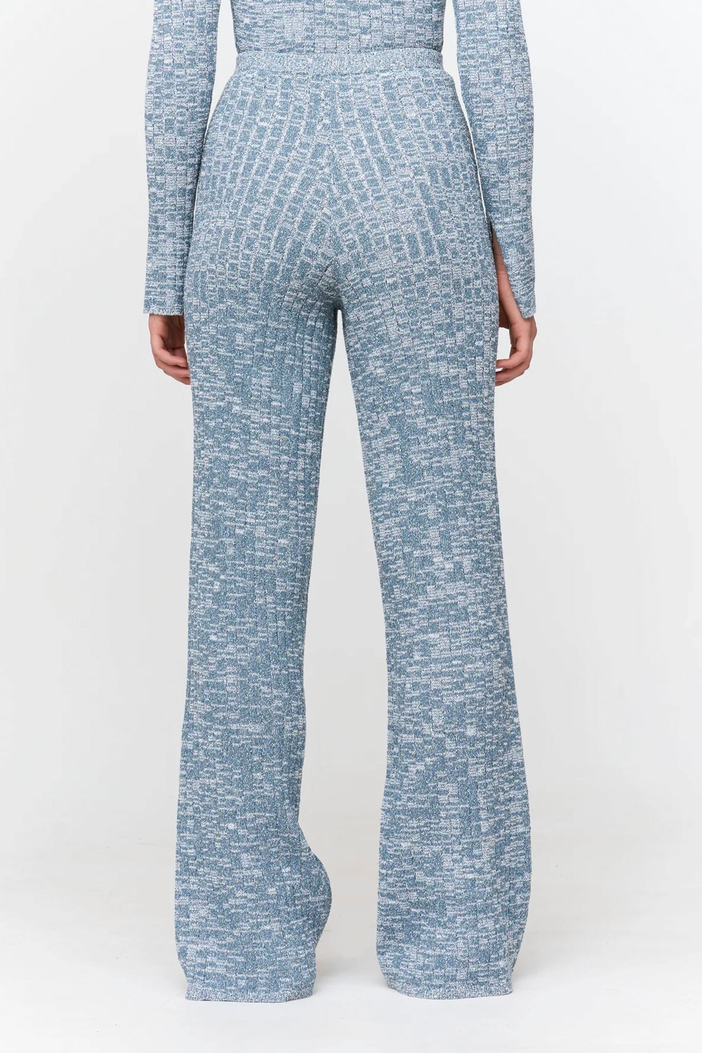 24 Colours Pukas Surf Shop melange relaxed trousers soft texture relaxed fit