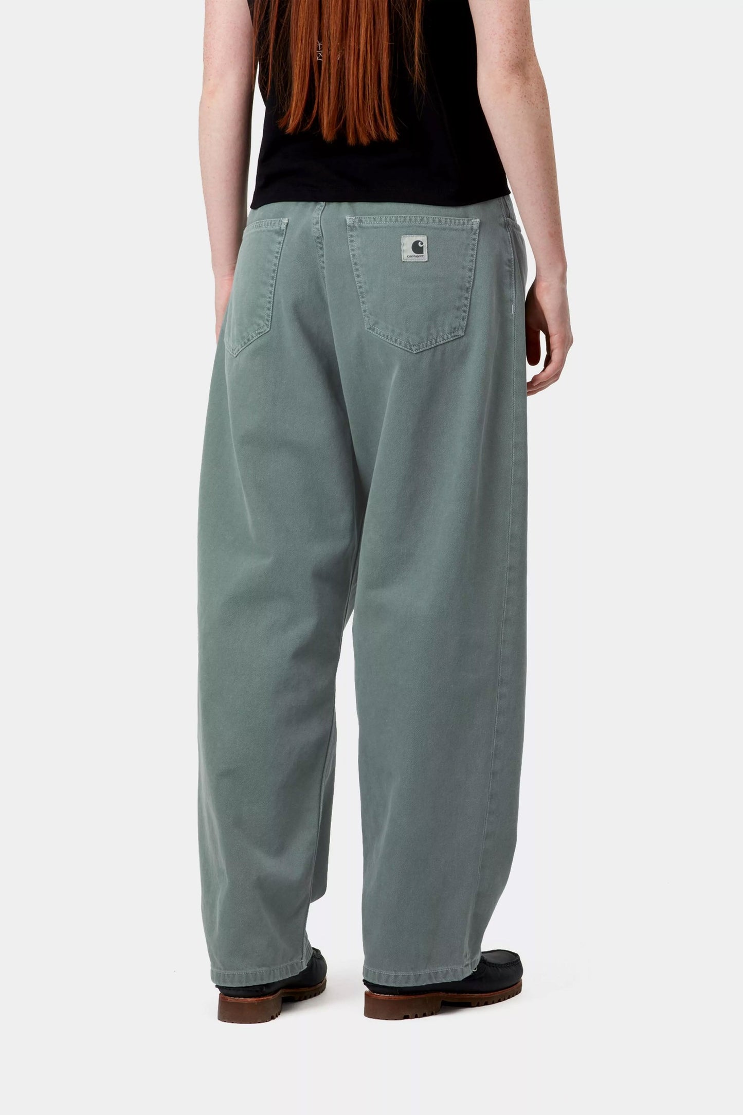 Pukas Surf Shop Carhartt WIP women’s twill pant in silver pine stone-dyed