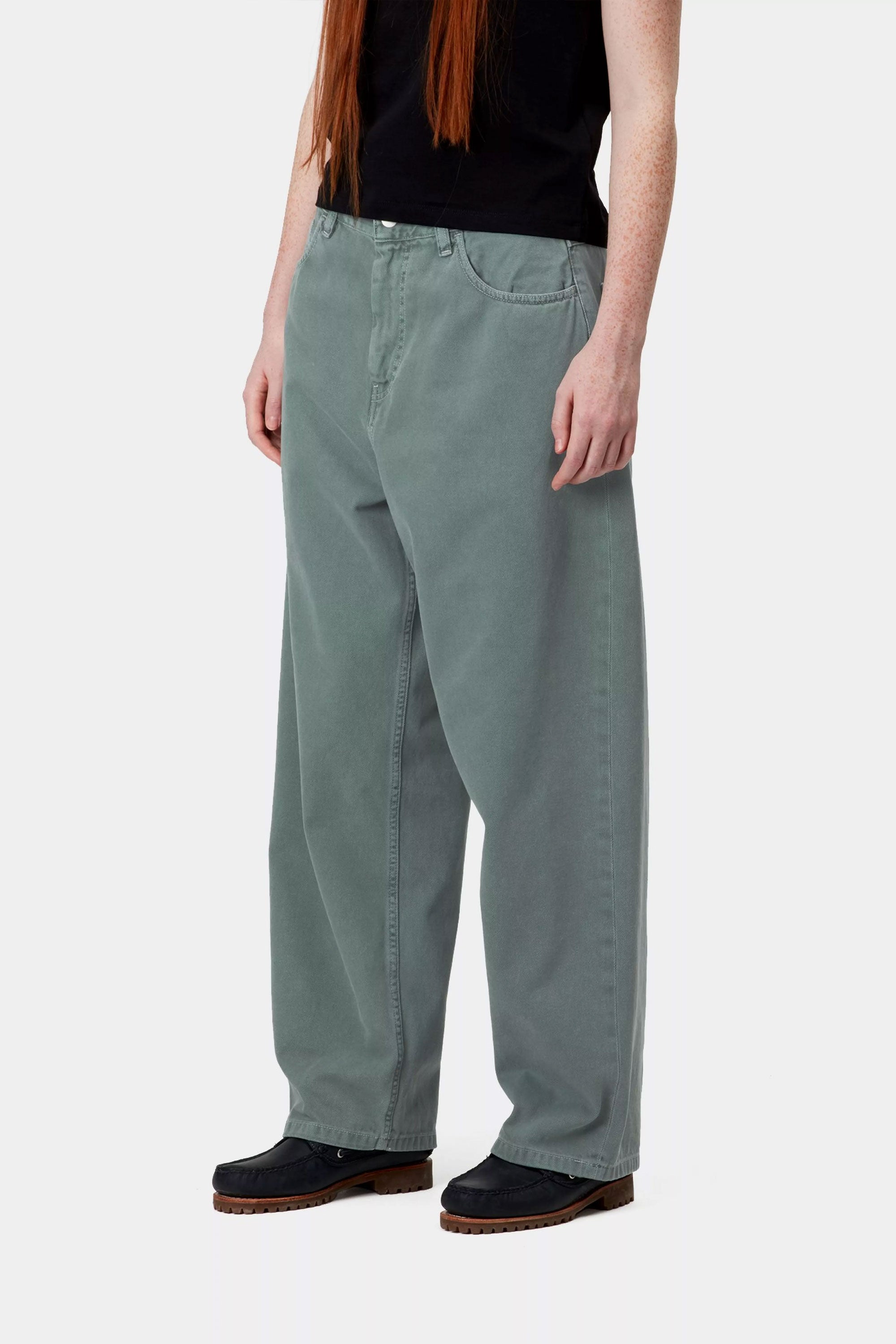 パンツ CARHARTT WIP BRANDON PANT S CARHARTT WIP BRANDON PANT SILVER PINE | Shop at PUKAS SURF SHOP