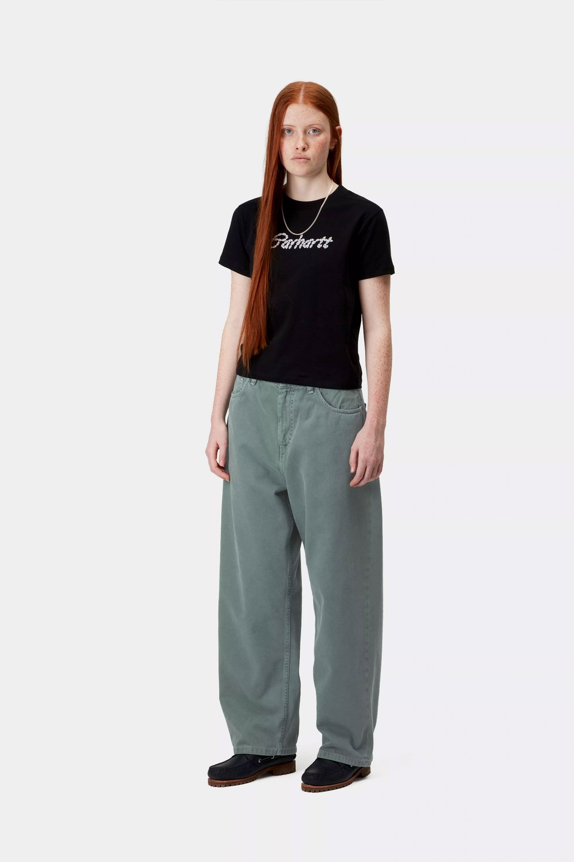 CARHARTT WIP BRANDON PANT SILVER PINE | Shop at PUKAS SURF SHOP