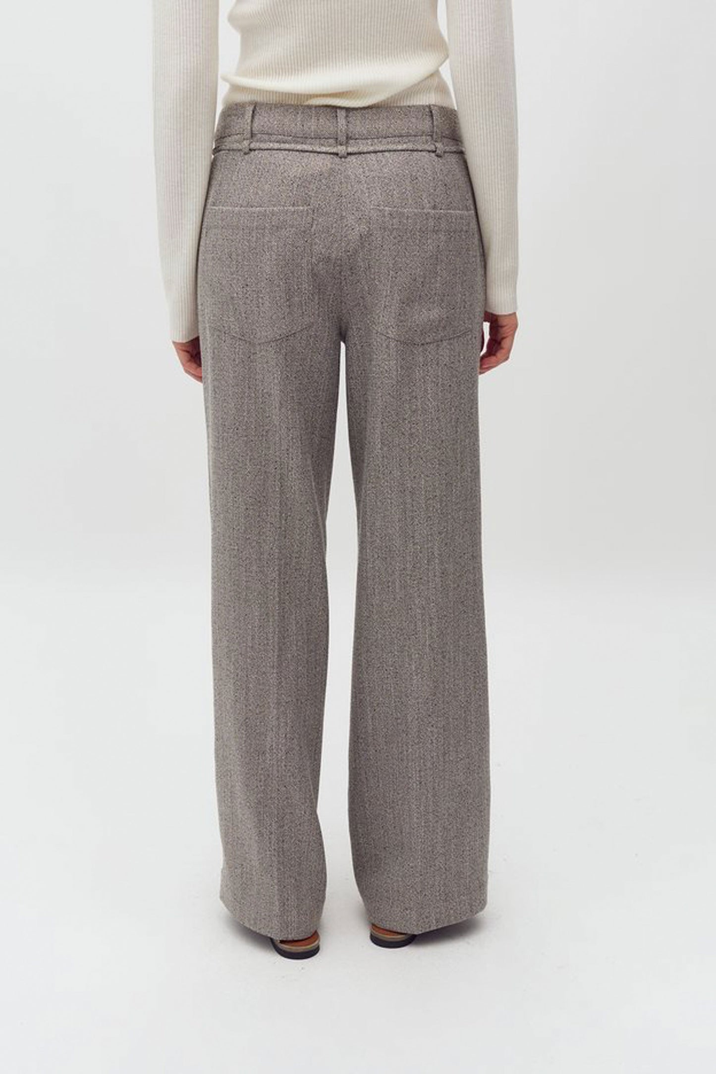 Pukas Surf Shop Woman Pants Mbym Micha Pants Medium Grey Melange 2
