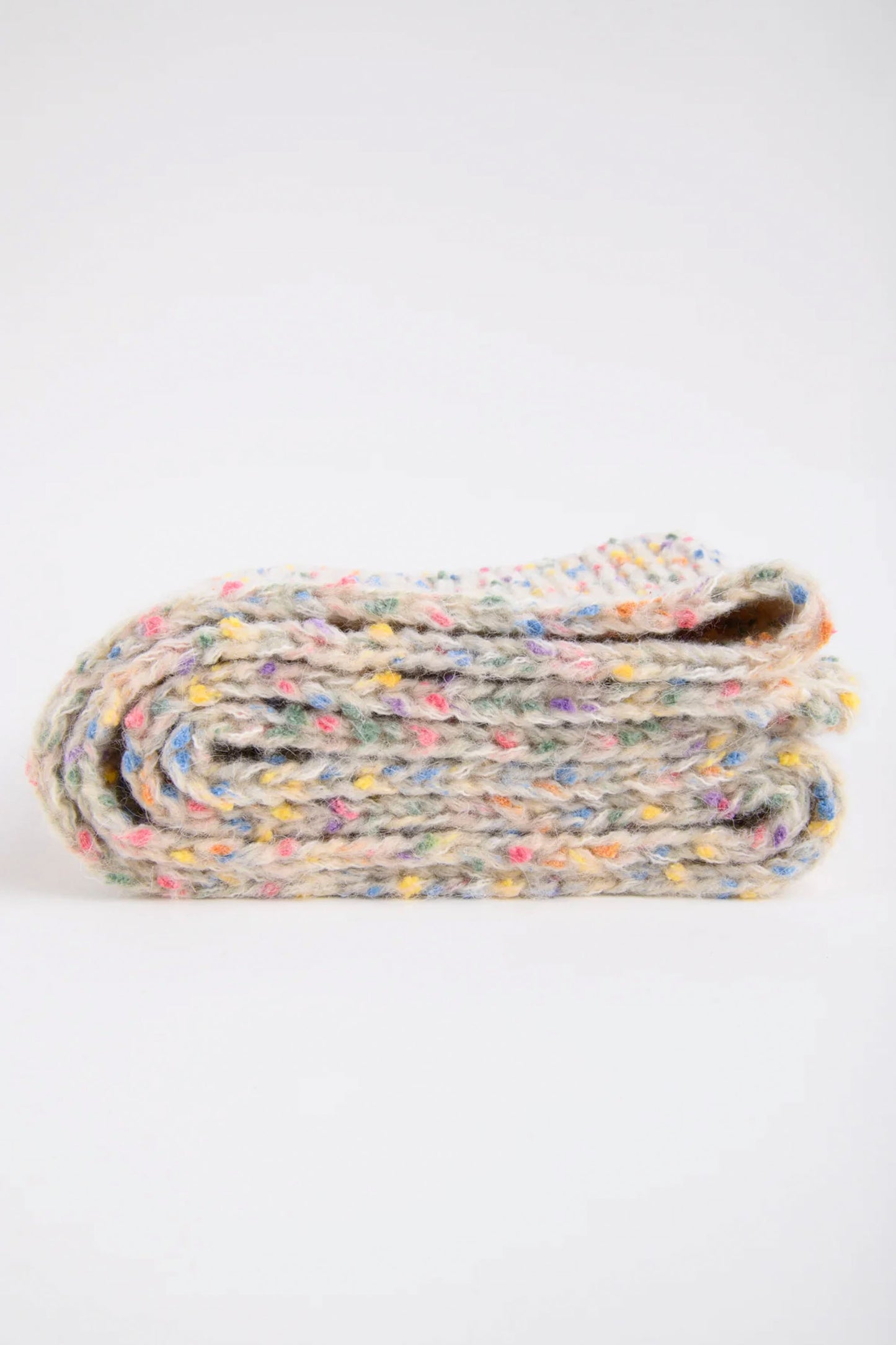 24 Colours Pukas Surf Shop multicolor yarn scarf soft drape statement accessory
