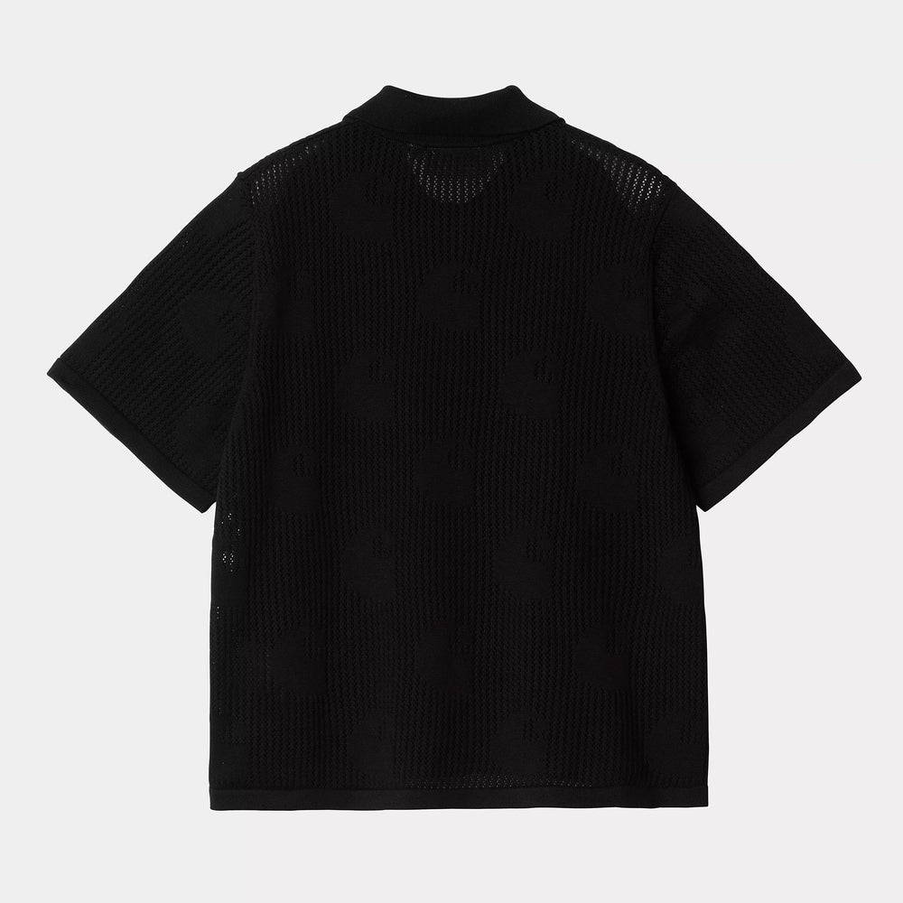 Pukas Surf Shop Woman Shirt Carhartt Wip Temple Knit Shirt Black