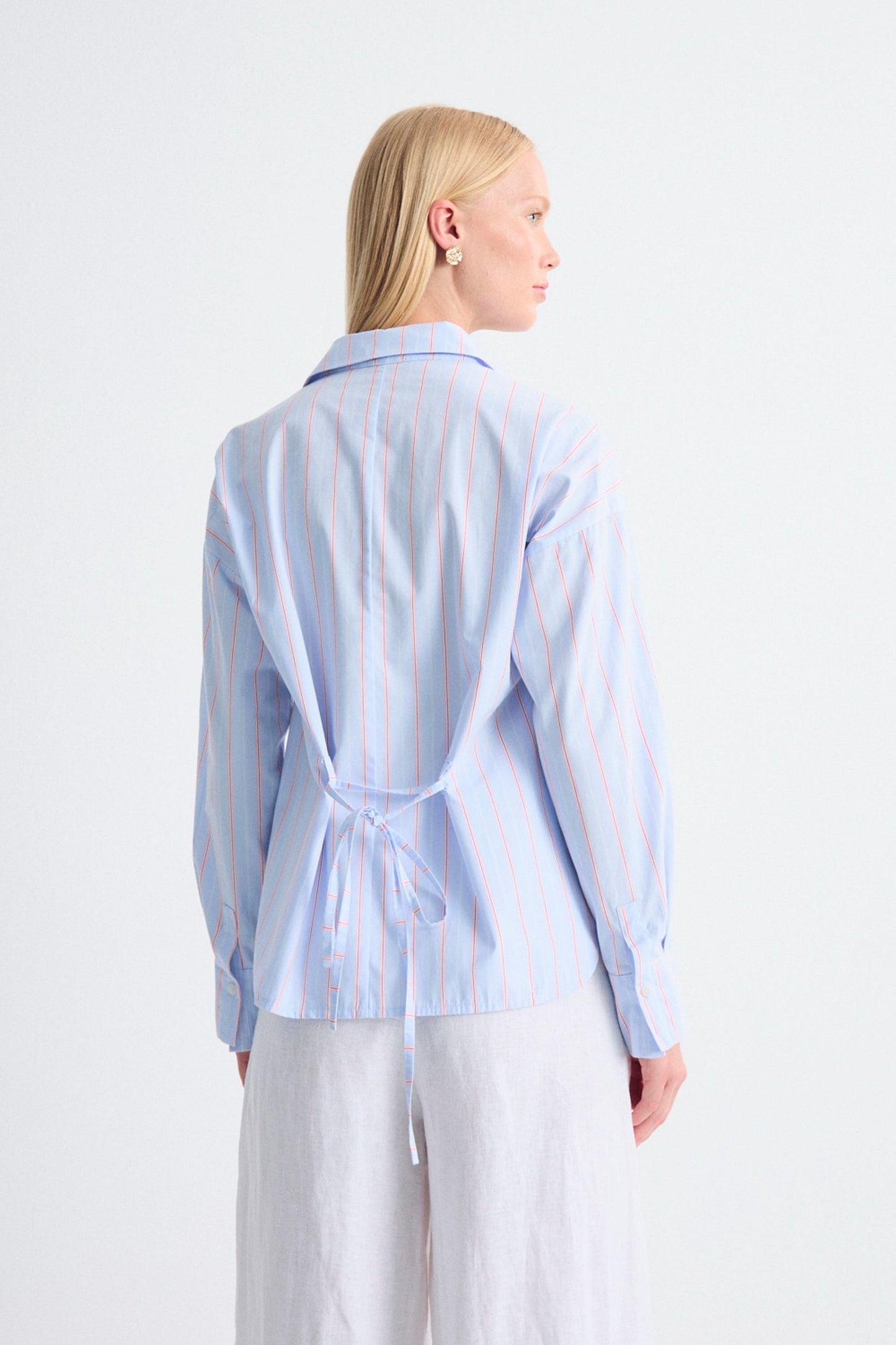 MUS & BOMBON Icaro Shirt in blue — women's clothing at Pukas Surf Shop