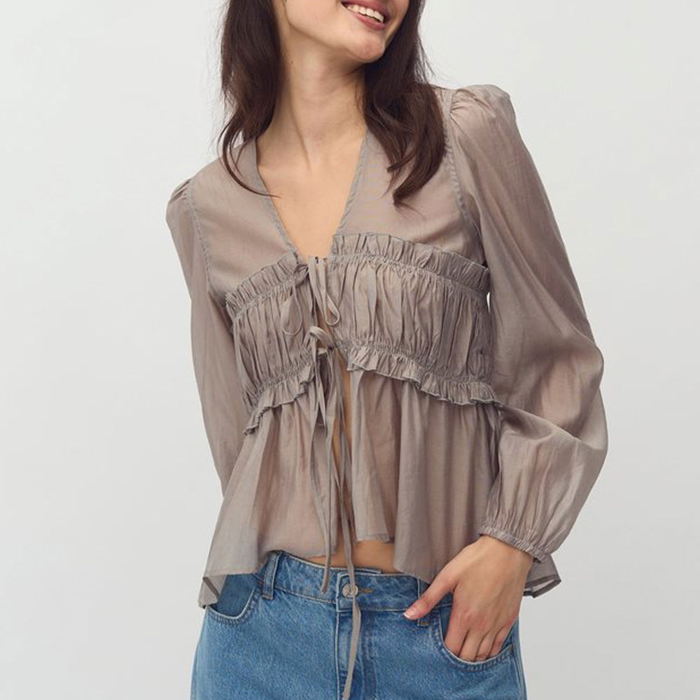 Pukas Surf Shop Woman Shirt mbyM Pipa Ultimate Gray