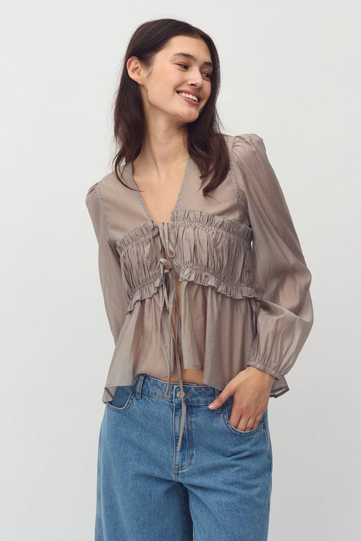 Pukas Surf Shop Woman Shirt mbyM Pipa Ultimate Gray