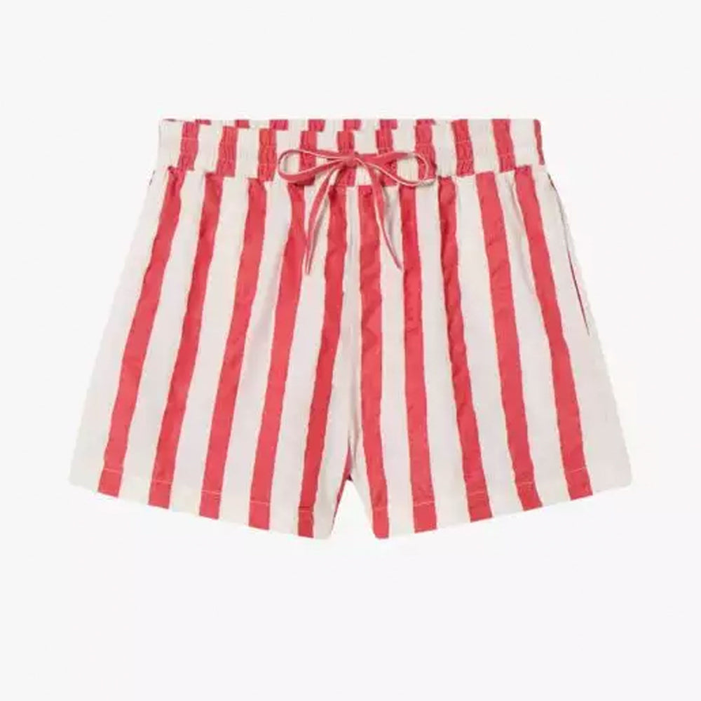 Pukas Surf Shop Woman Short Thinking Mu Geranio Cambric Stripes