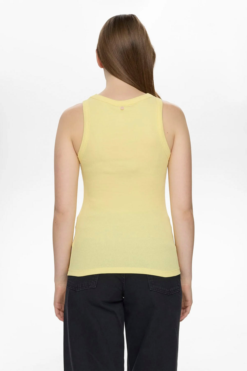 NÜMPH Numakeny Tank Top in Popcorn – women's lightweight relaxed fit tank top, available at Pukas Surf Shop