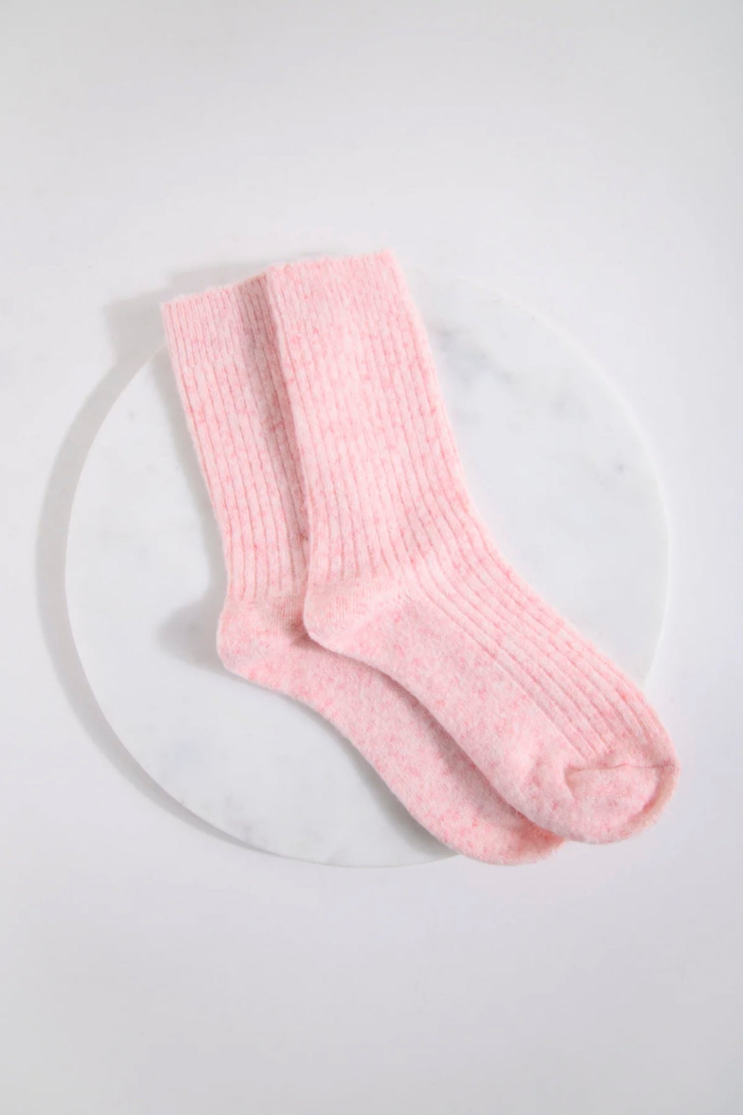 24 Colours Pukas Surf Shop light blue crew socks soft knit relaxed style
